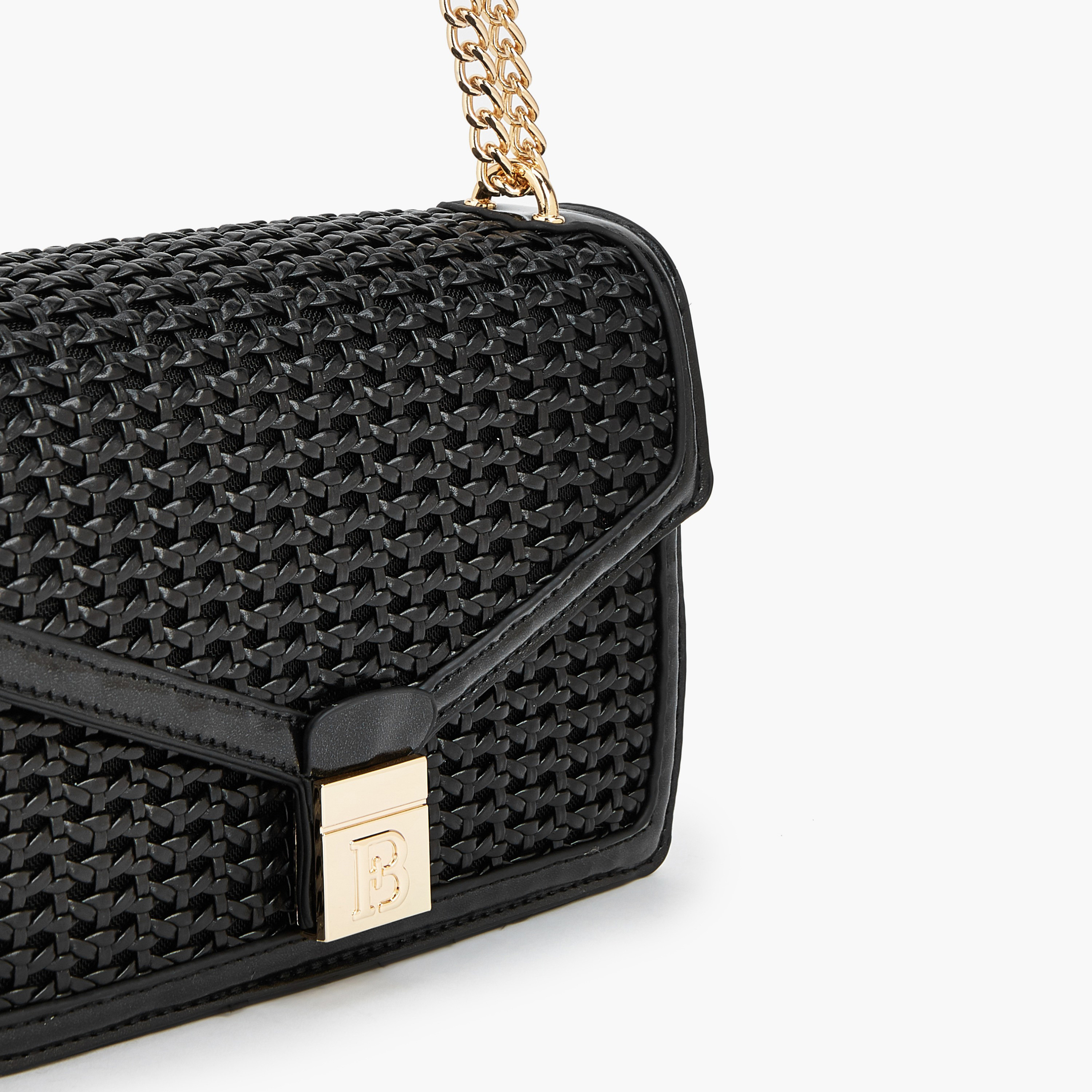 Flora Bella Textured Crossbody Bag with Chain Strap-women-bagsandwallets-handbags-image-4