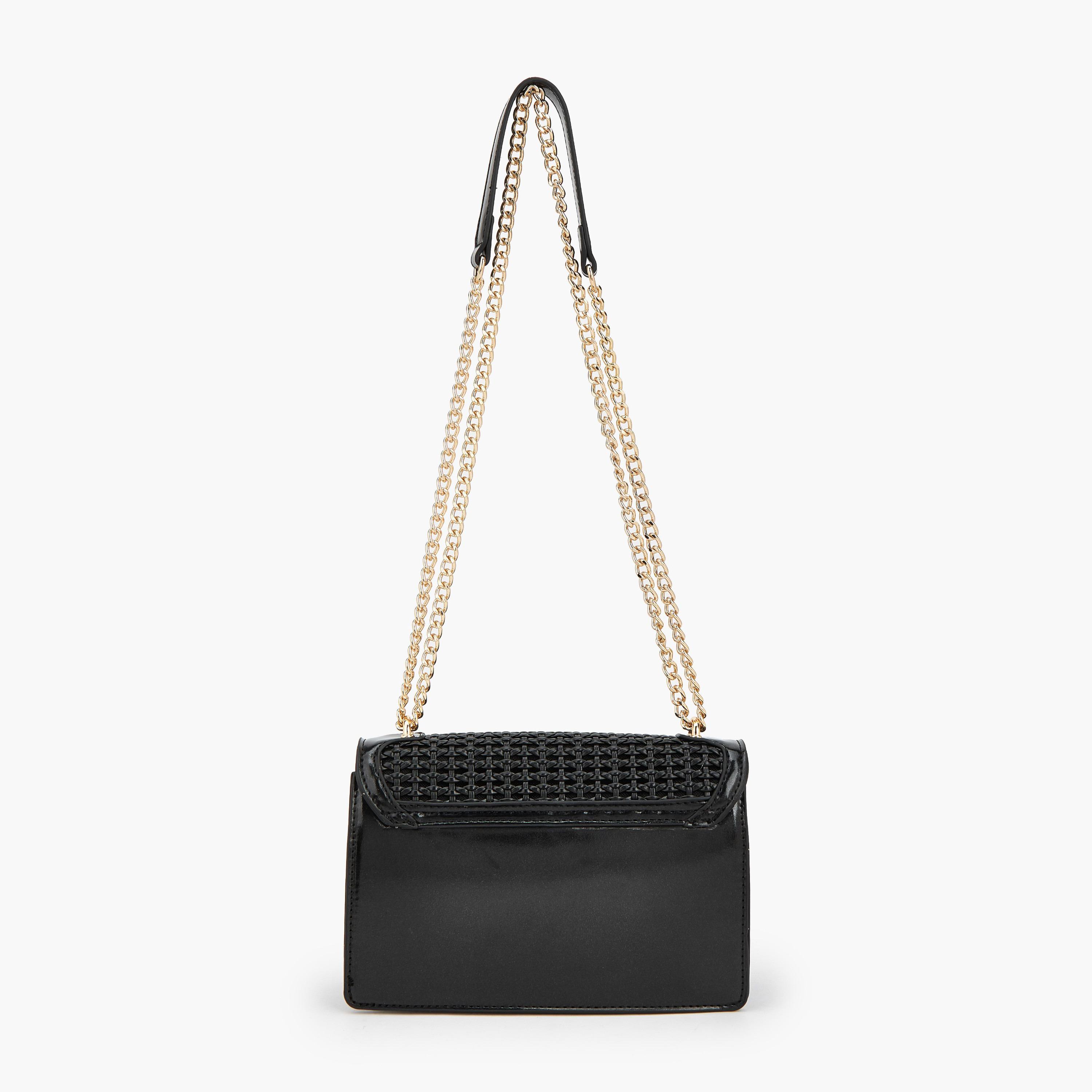 Flora Bella Textured Crossbody Bag with Chain Strap-women-bagsandwallets-handbags-image-5