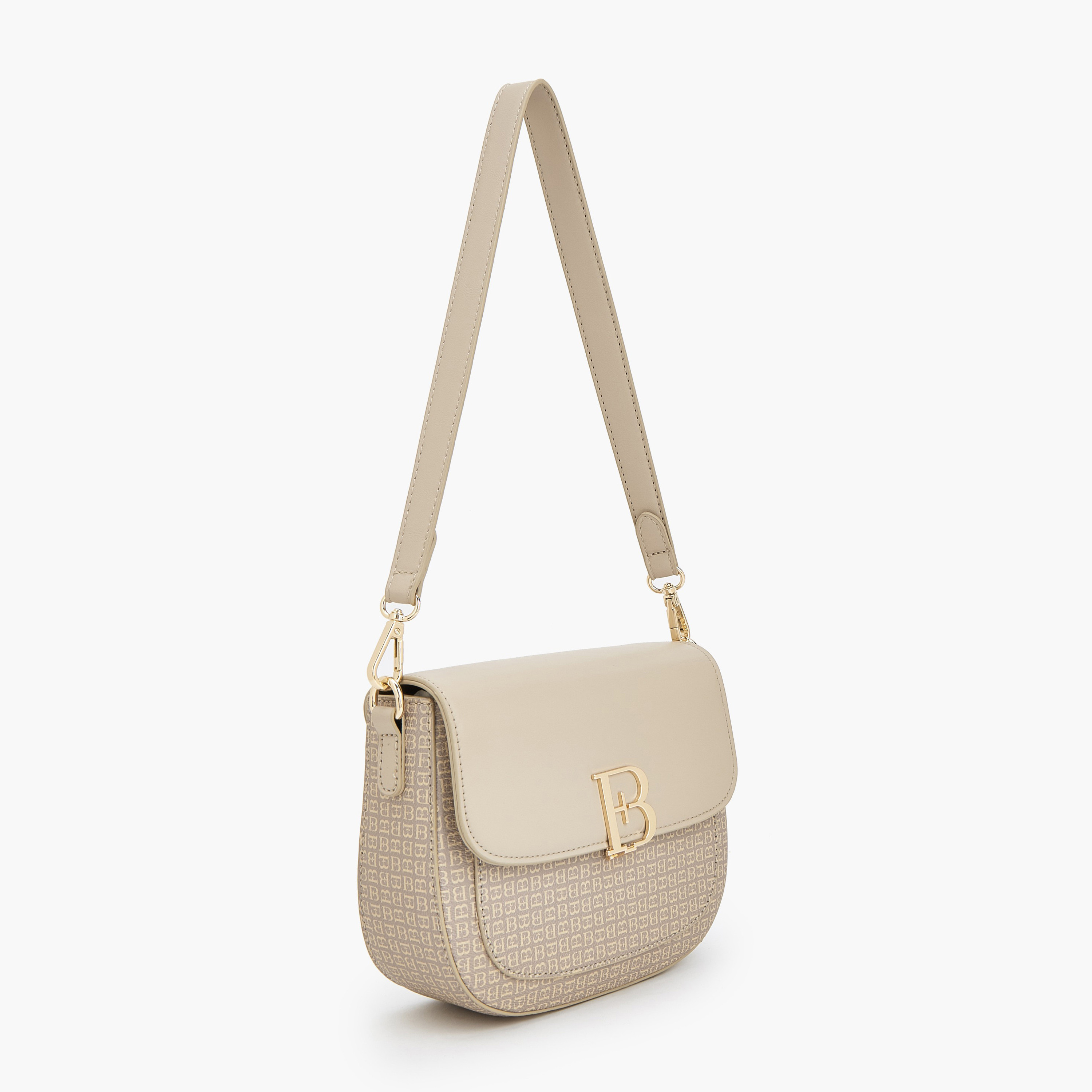 Flora Bella Monogram Print Shoulder Bag with Detachable Strap-women-bagsandwallets-handbags-image-2