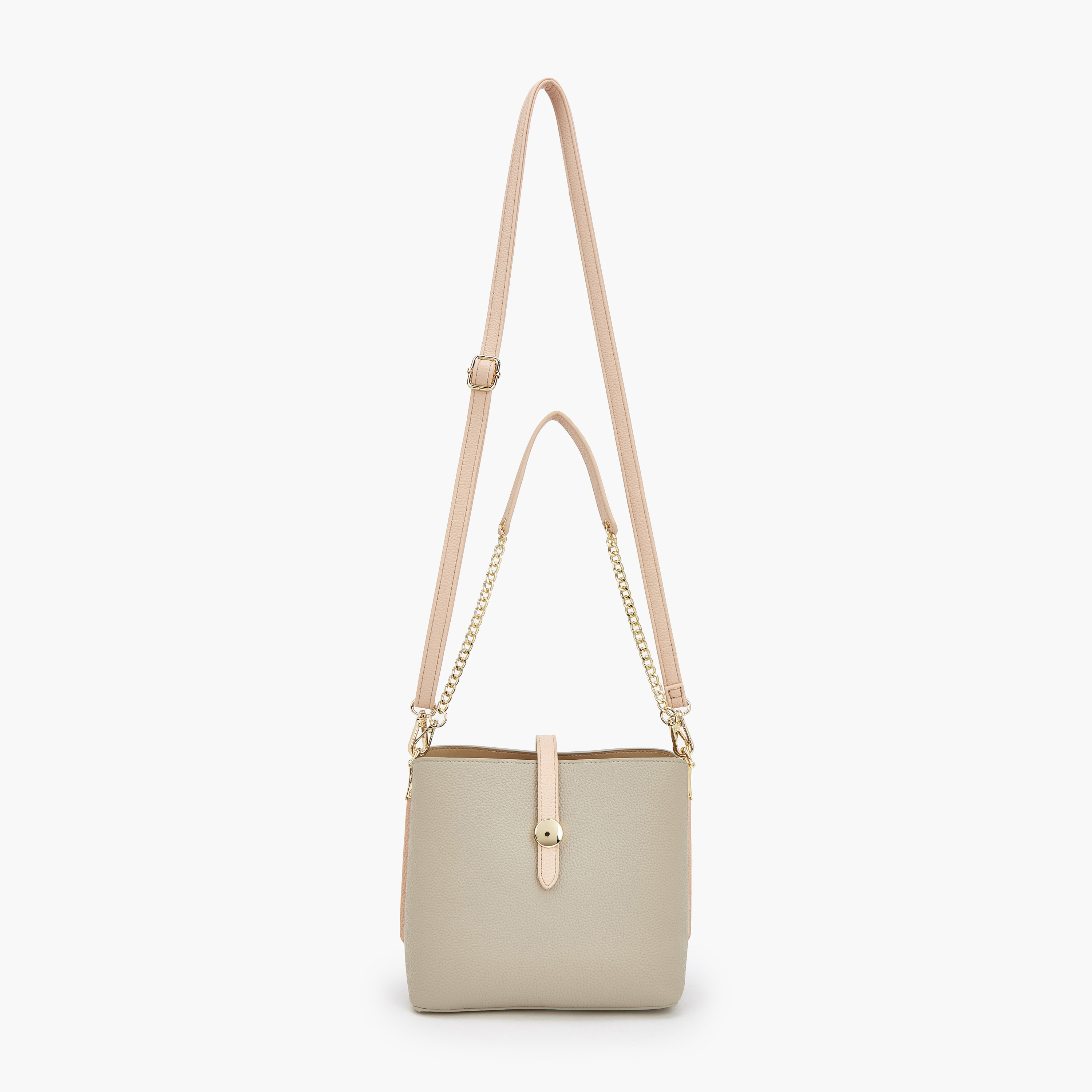 Flora Bella Solid Bucket Bag with Detachable Shoulder Strap-women-bagsandwallets-handbags-image-2