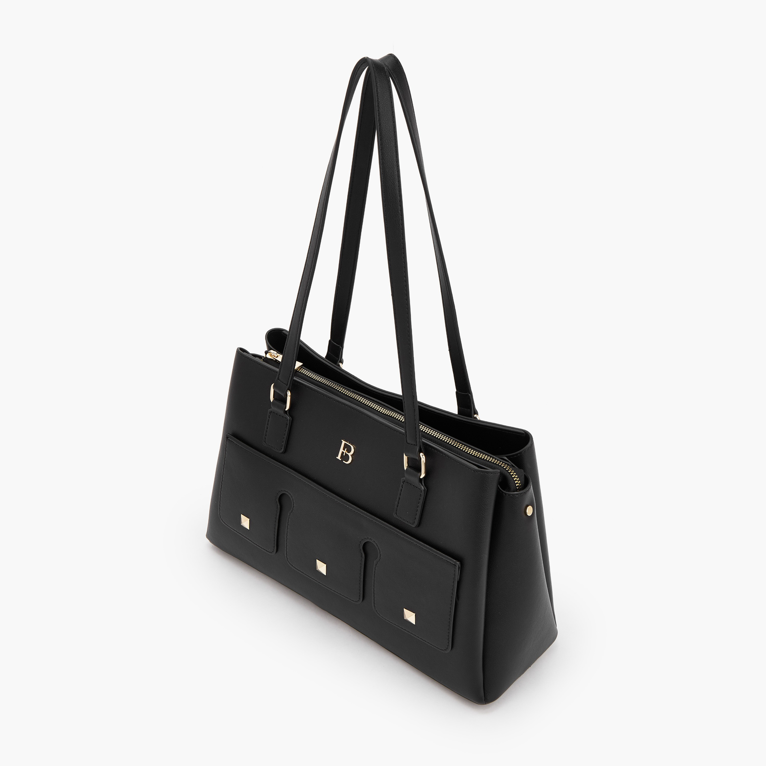 شنطة توتي سادة بمقبض مزدوج من فلورا بيلا-women-bagsandwallets-handbags-image-12