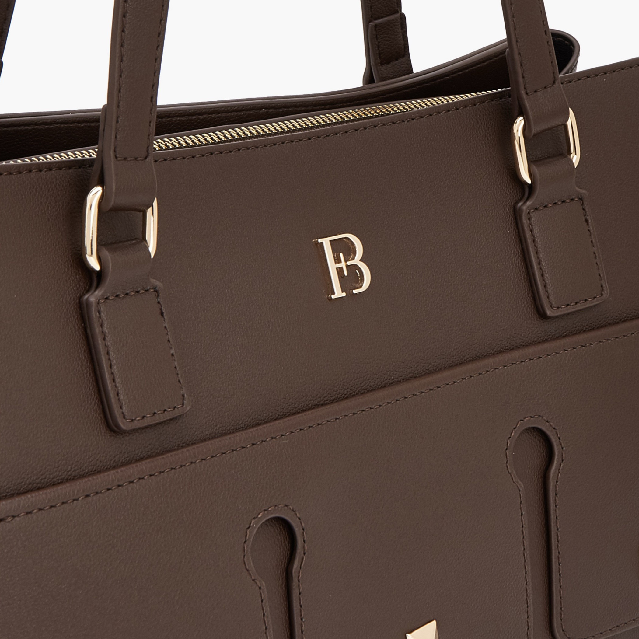 شنطة توتي سادة بمقبض مزدوج من فلورا بيلا-women-bagsandwallets-handbags-image-3