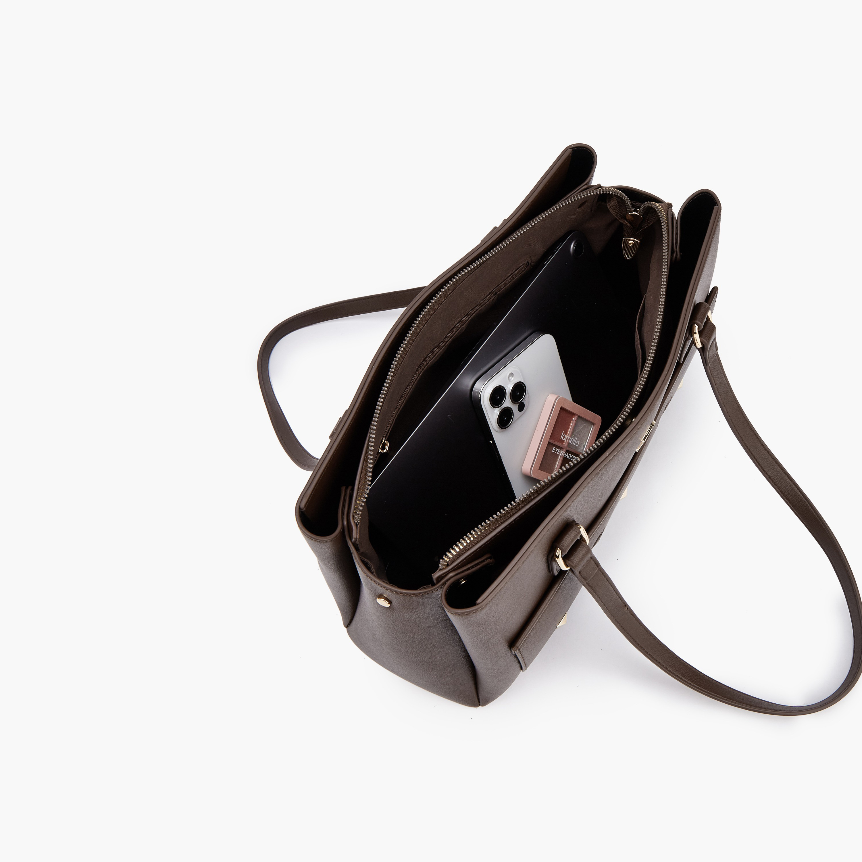 شنطة توتي سادة بمقبض مزدوج من فلورا بيلا-women-bagsandwallets-handbags-image-7