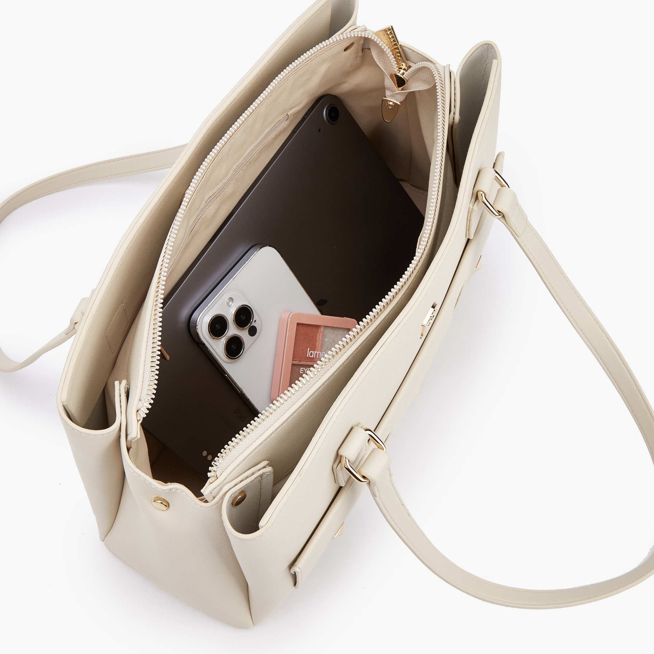 شنطة توتي سادة بمقبض مزدوج من فلورا بيلا-women-bagsandwallets-handbags-image-21