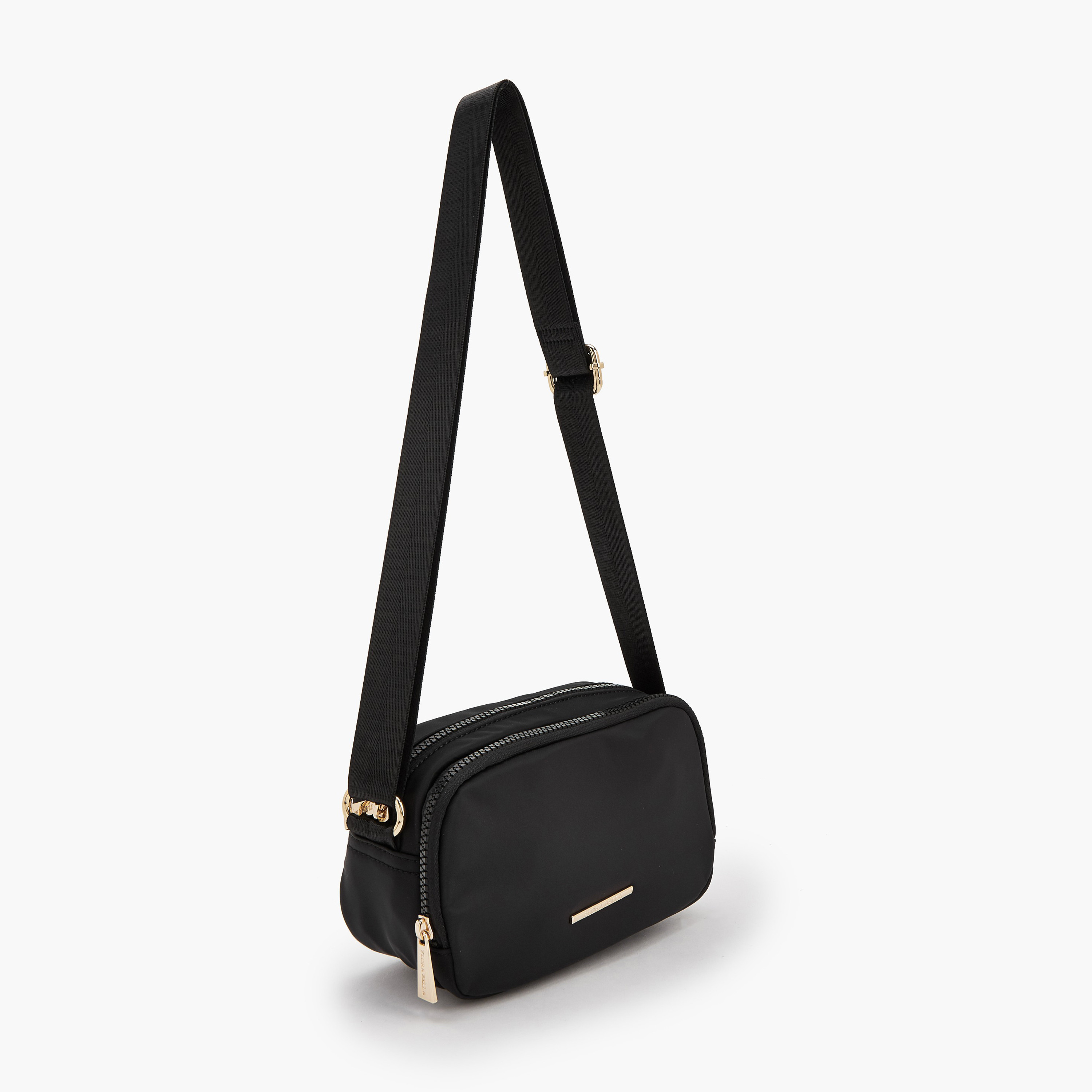 شنطة كروس بودي سادة بحزام قابل للتعديل من فلورا بيلا-women-bagsandwallets-handbags-image-2
