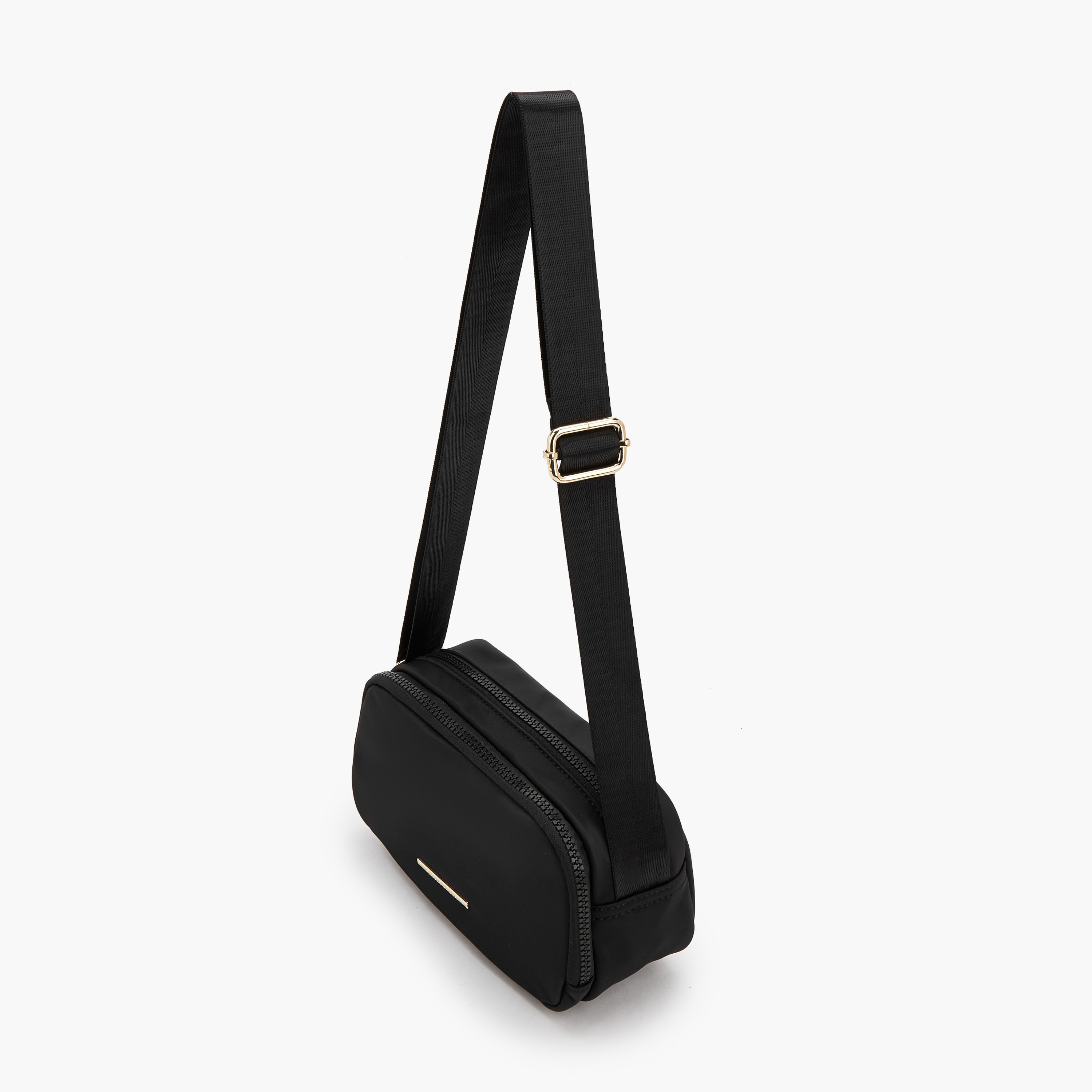 شنطة كروس بودي سادة بحزام قابل للتعديل من فلورا بيلا-women-bagsandwallets-handbags-image-5