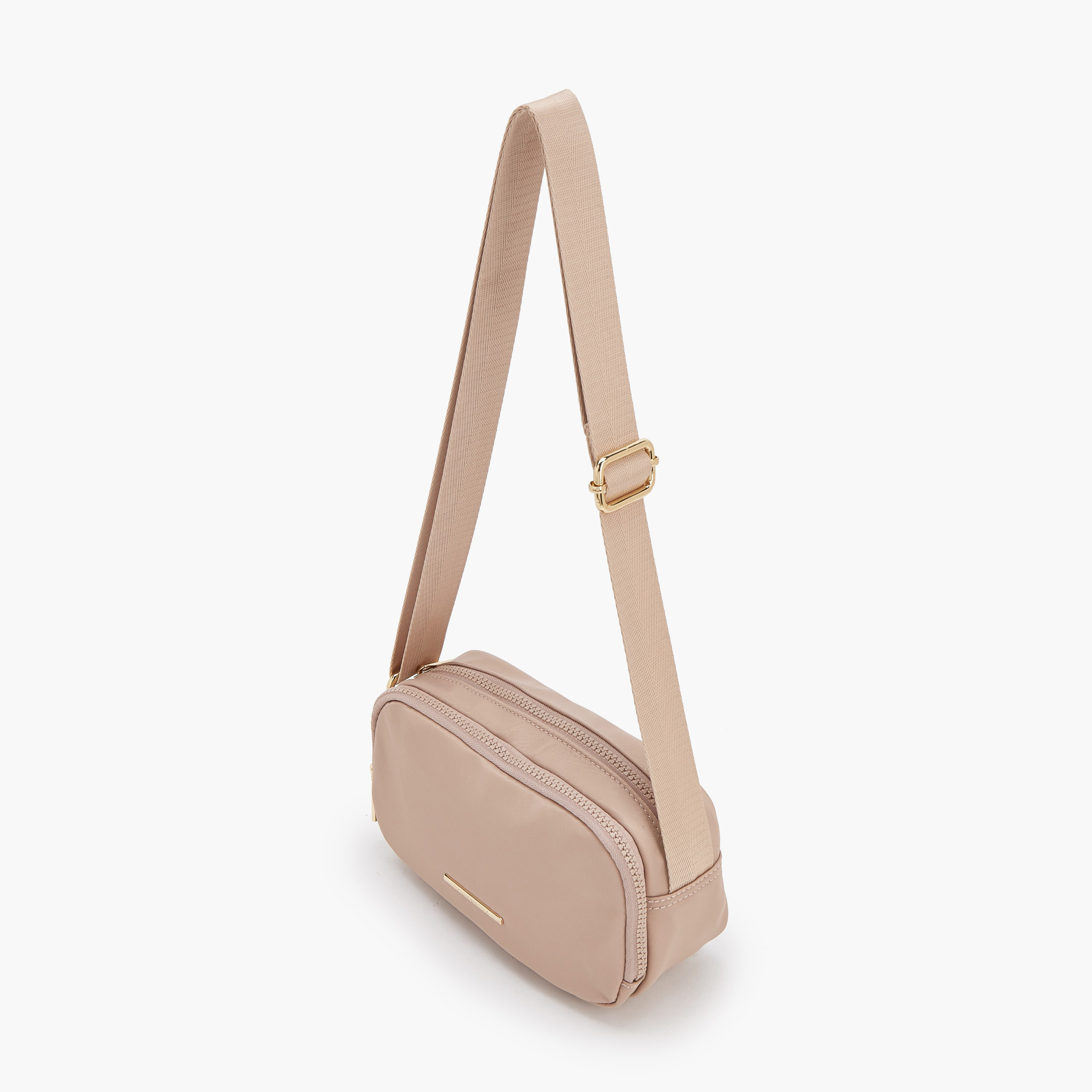 شنطة كروس بودي سادة بحزام قابل للتعديل من فلورا بيلا-women-bagsandwallets-handbags-image-4