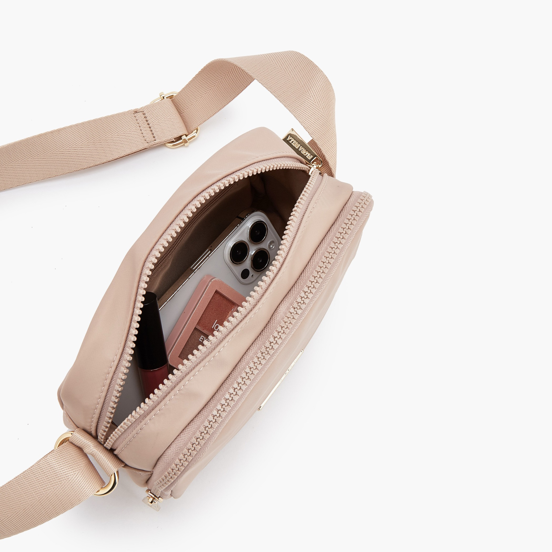 شنطة كروس بودي سادة بحزام قابل للتعديل من فلورا بيلا-women-bagsandwallets-handbags-image-7
