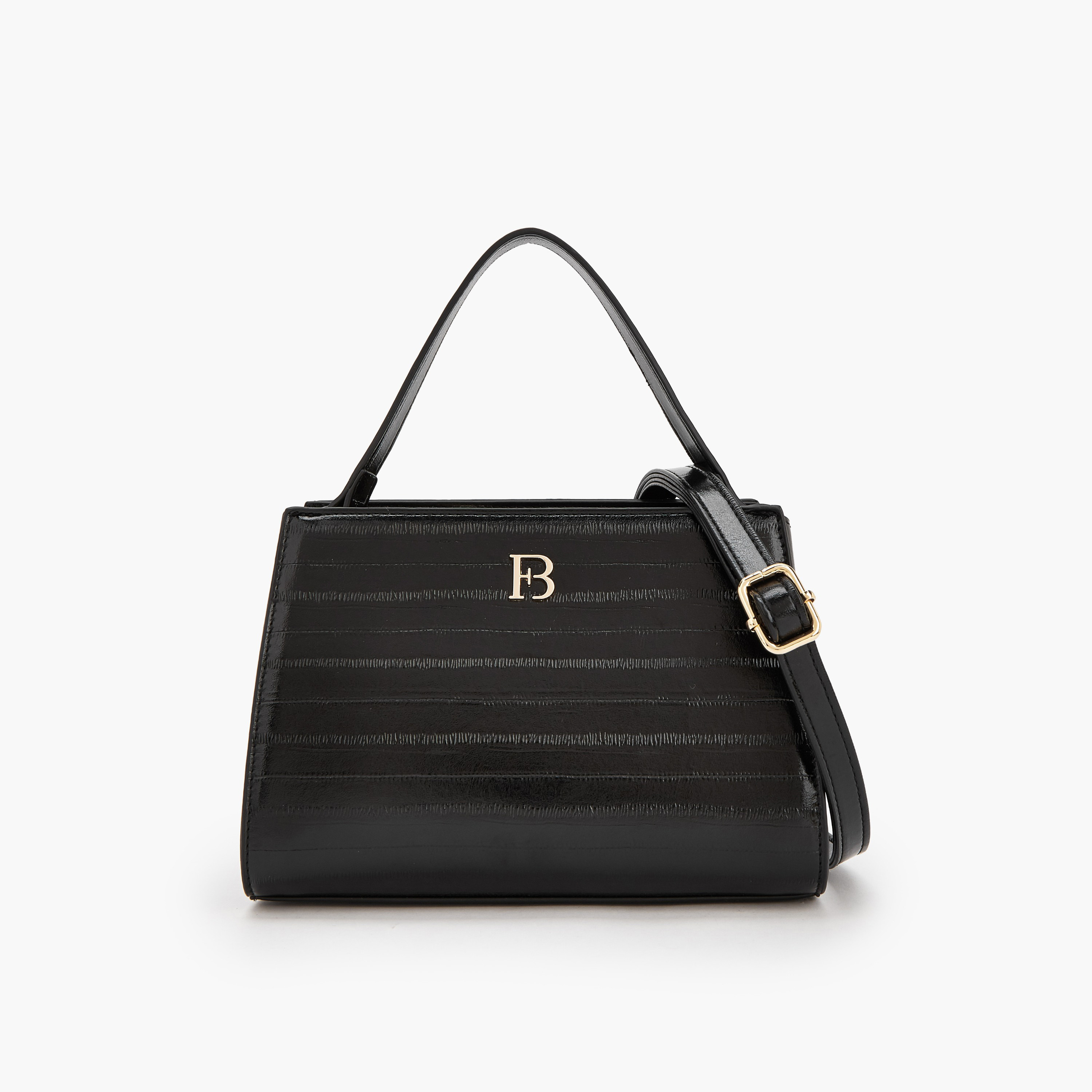 شنطة كتف بارزة الملمس بحزام قابل للفصل من فلورا بيلا-women-bagsandwallets-handbags-image-1
