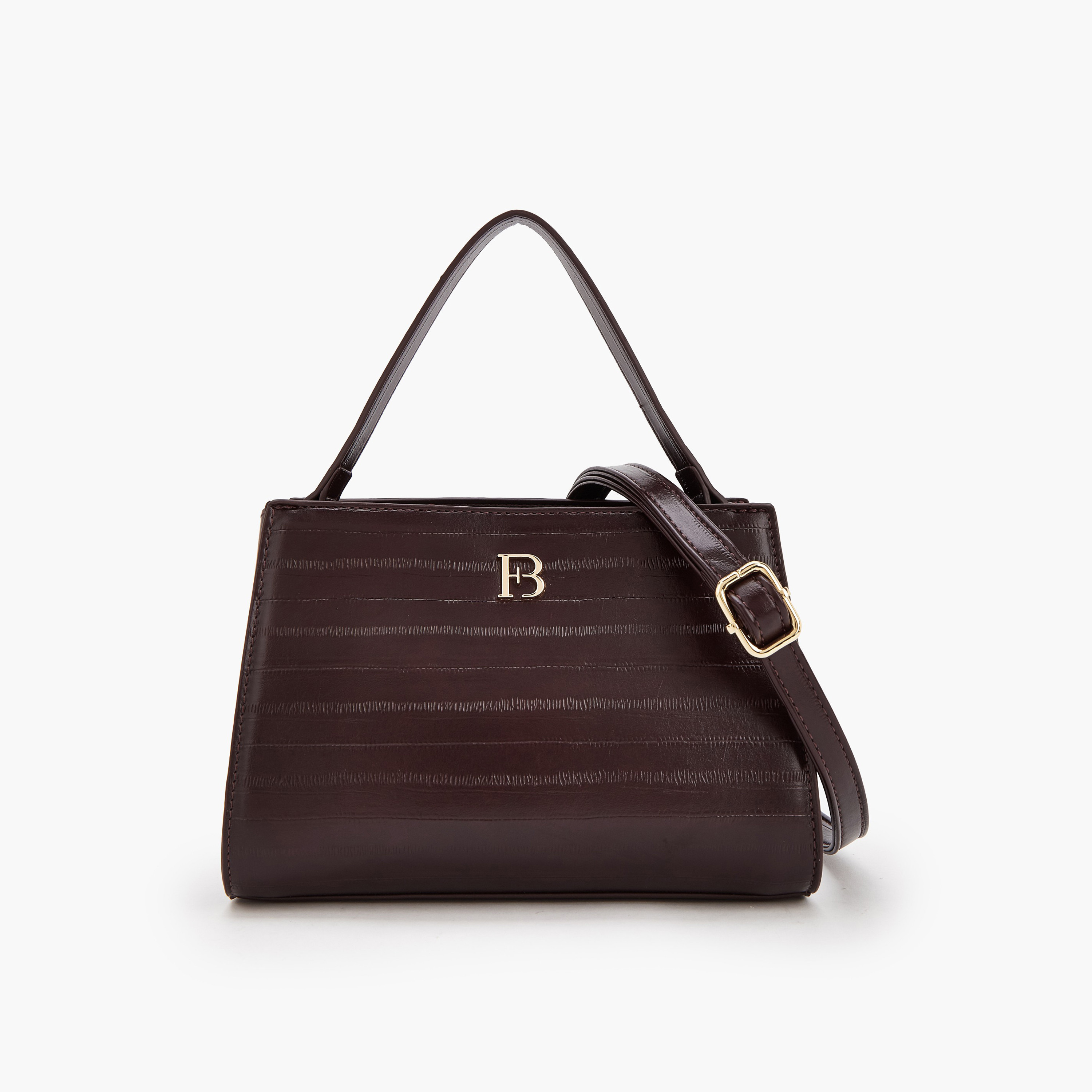 شنطة كتف بارزة الملمس بحزام قابل للفصل من فلورا بيلا-women-bagsandwallets-handbags-image-1