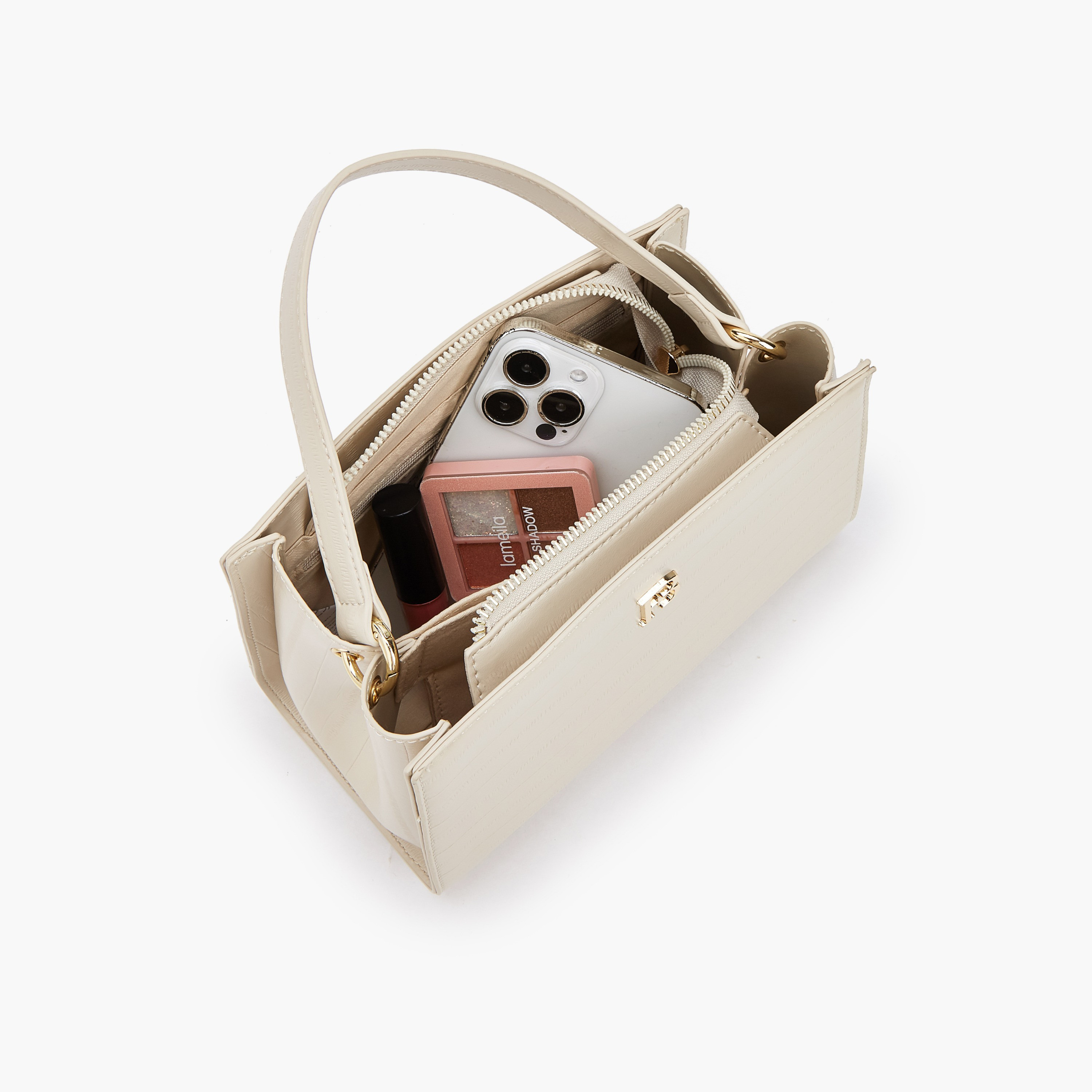 شنطة كتف بارزة الملمس بحزام قابل للفصل من فلورا بيلا-women-bagsandwallets-handbags-image-6