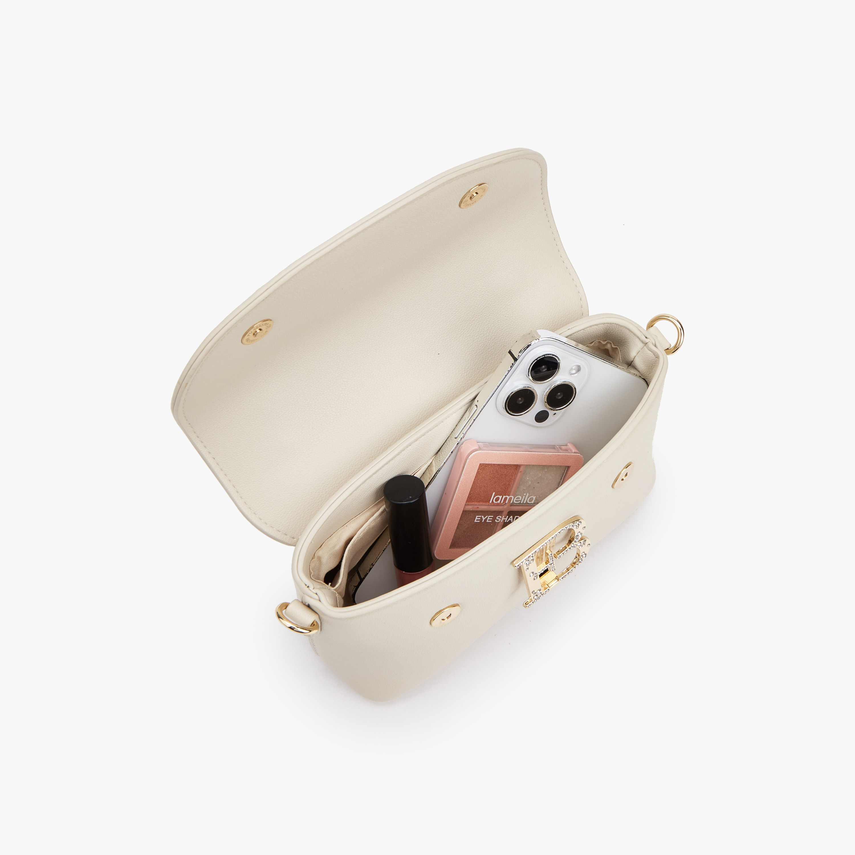 Flora Bella Solid Satchel Bag with Detachable Strap and Flap Closure-women-bagsandwallets-handbags-image-7