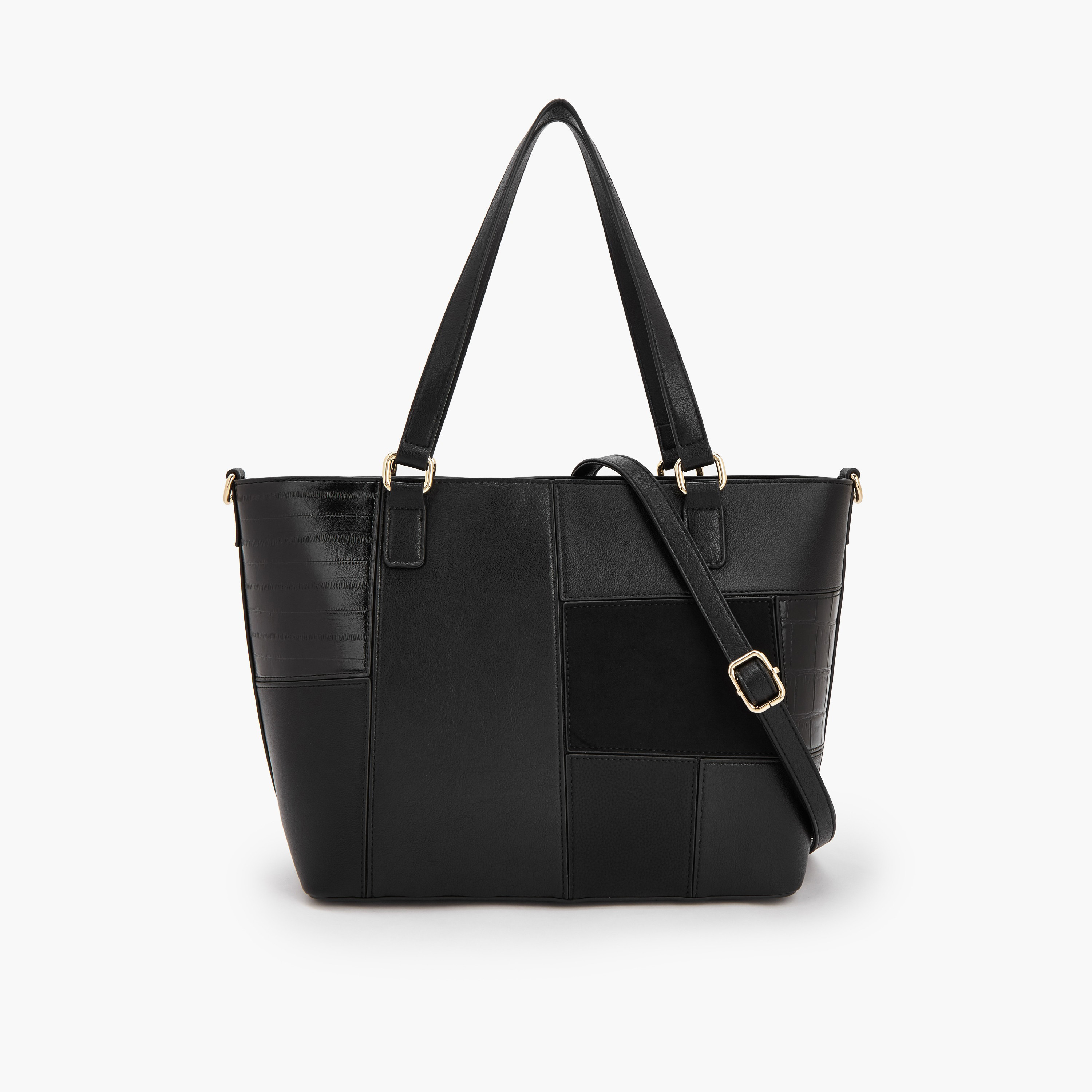 Flora Bella Panelled Tote Bag with Detachable Strap-women-bagsandwallets-handbags-image-1