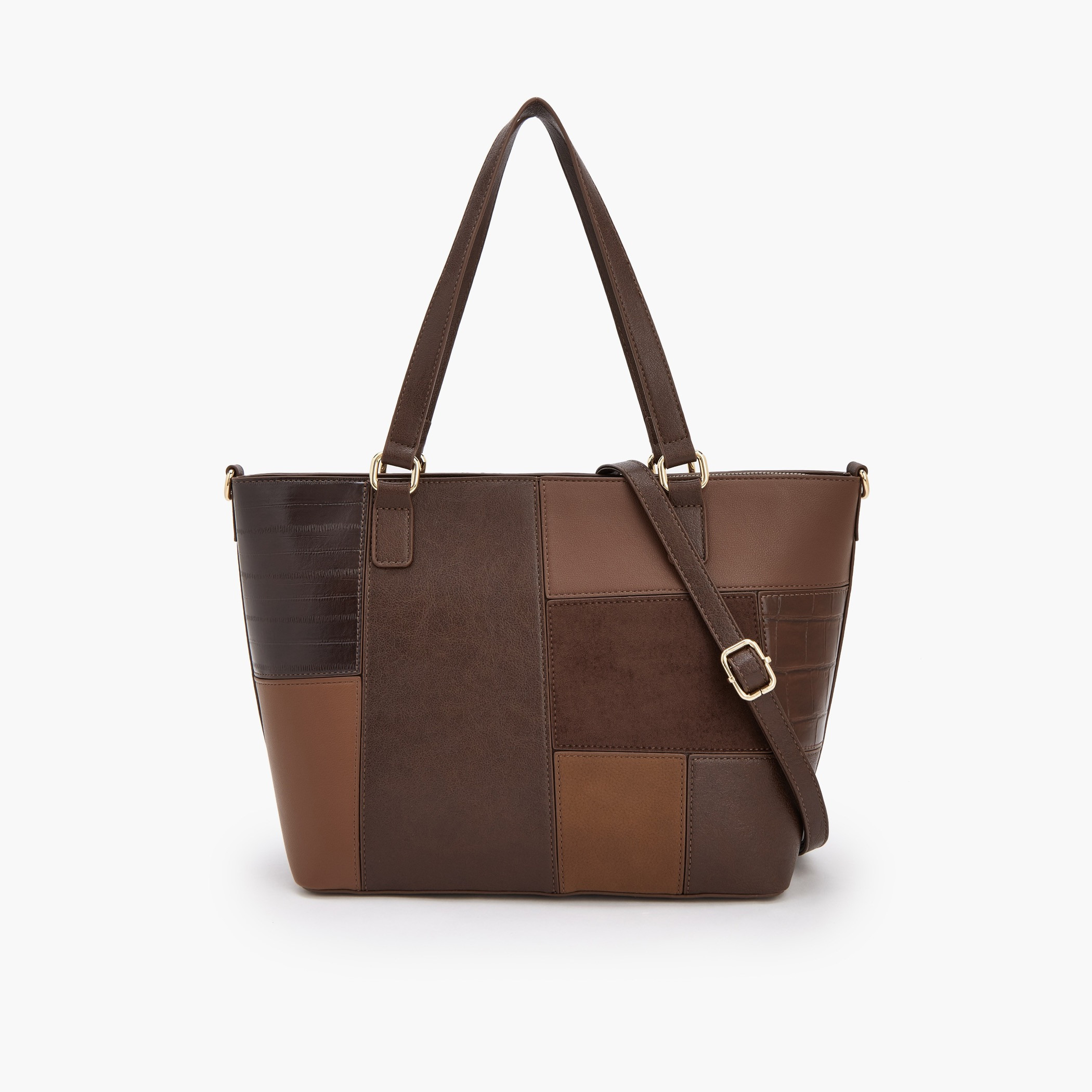 Flora Bella Panelled Tote Bag with Detachable Strap-women-bagsandwallets-handbags-image-1