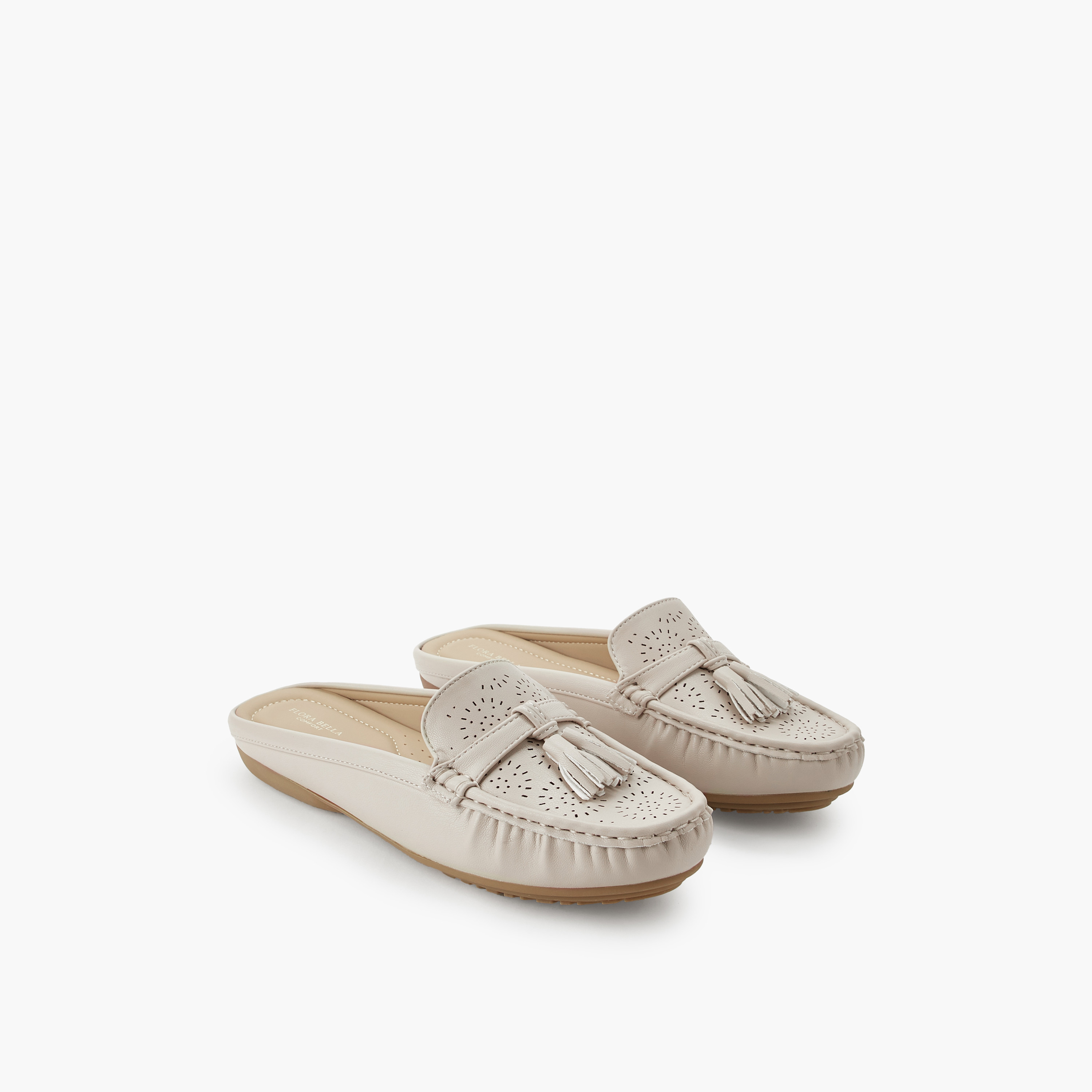 حذاء ميول سهل الارتداء للنساء من فلورا بيلا-women-shoes-flats-mules-image-1