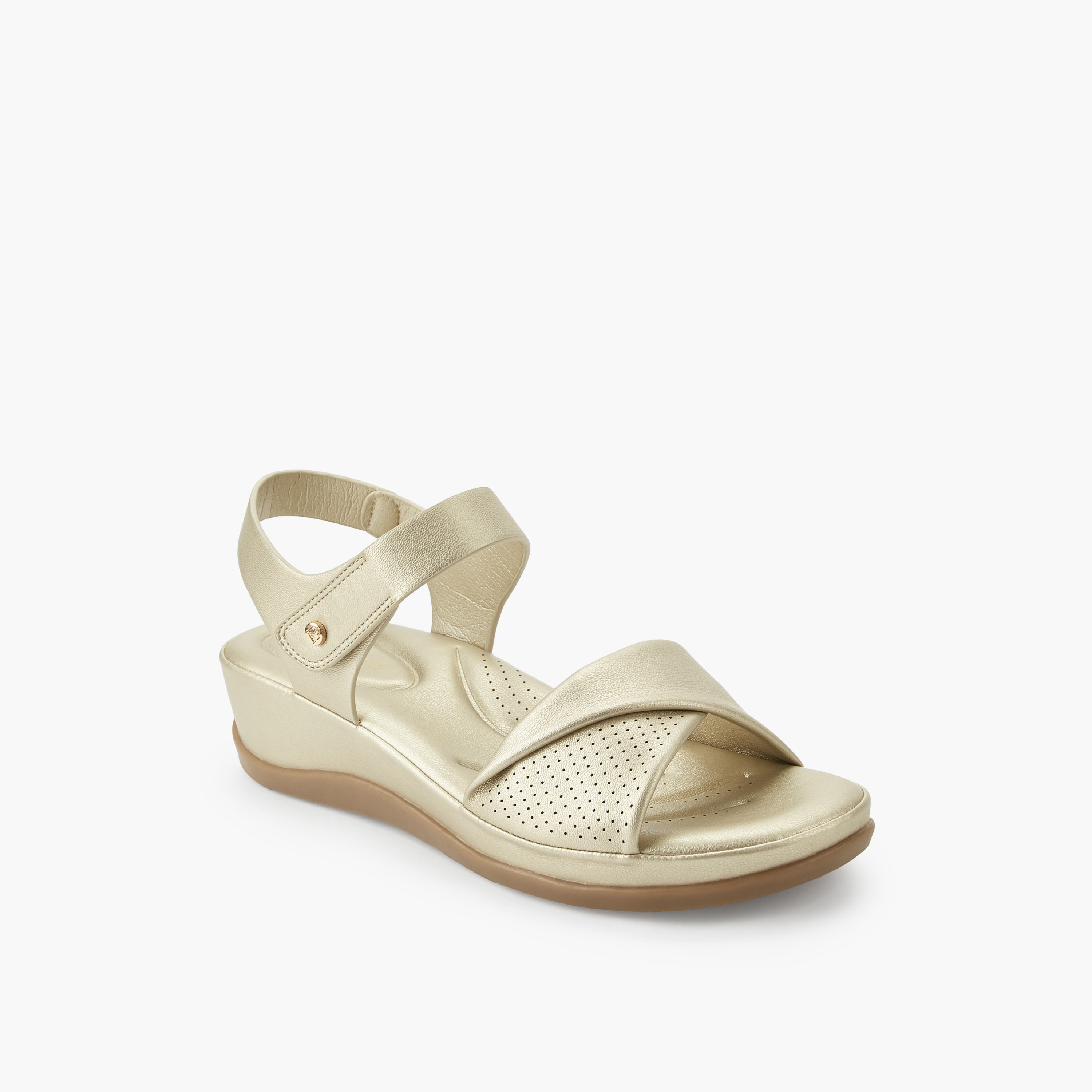 Flora Bella Women Perforated Hook & Loop Sandals-women-shoes-flats-sandals-image-2
