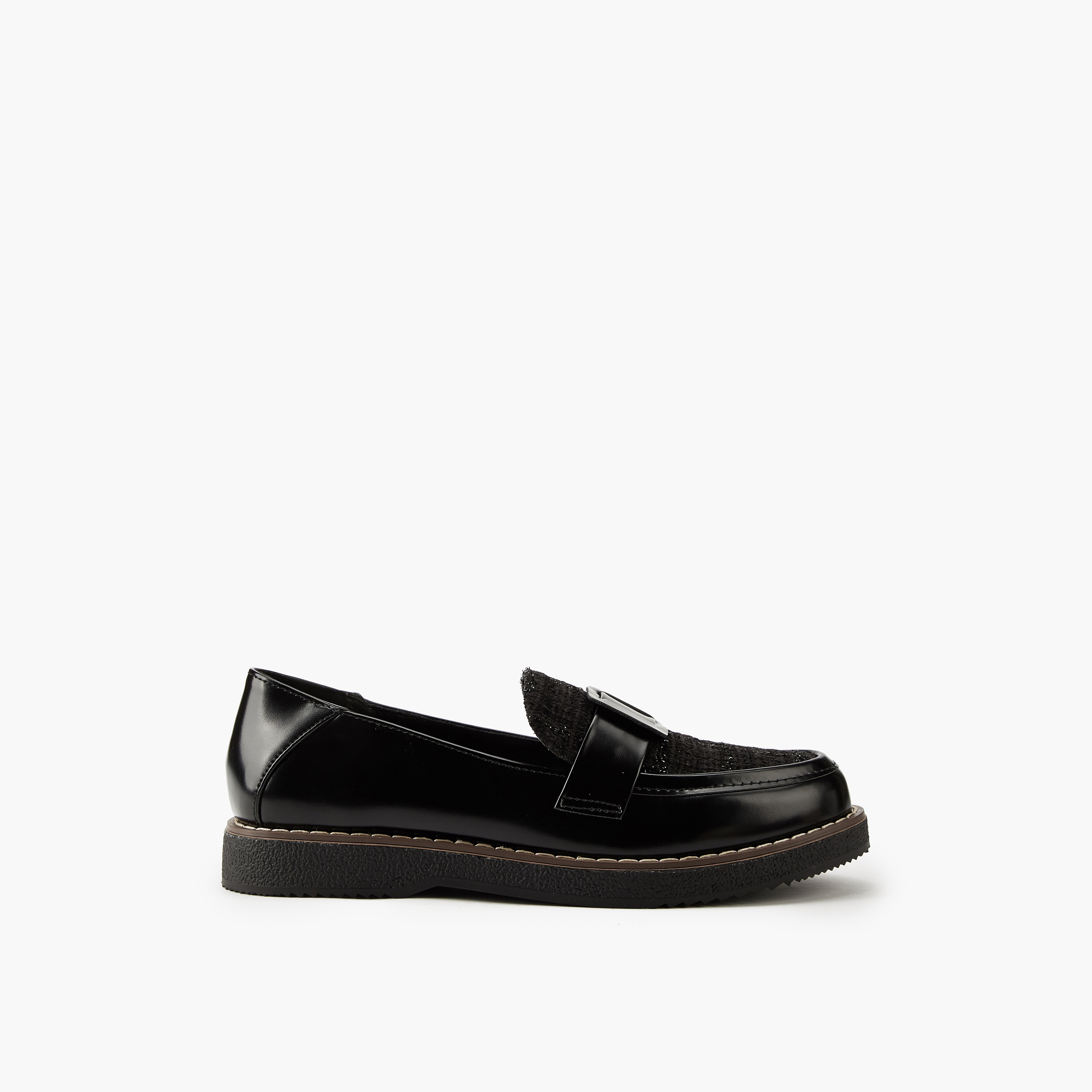 Flora Bella Buckle Accent Slip-On Loafers-women-shoes-loafersandmoccasins-image-2