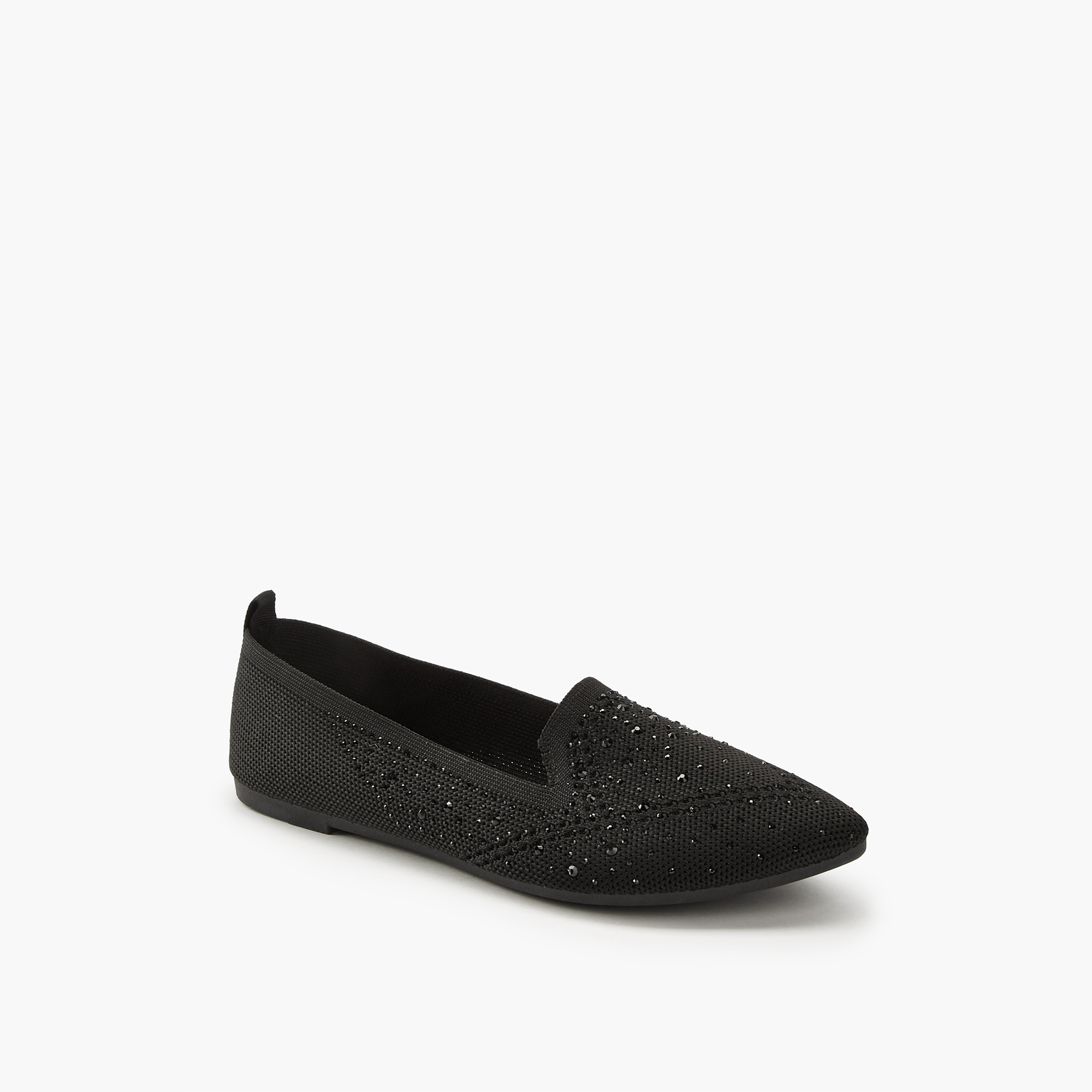 حذاء باليرينا مزين سهل الارتداء بلسان سحب من فلورا بيلا-women-shoes-ballerinas-image-3