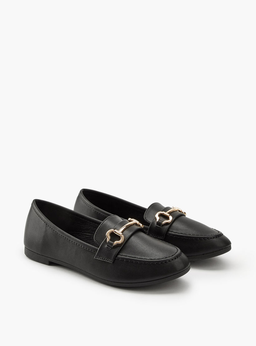 حذاء سهل الارتداء بتزيينات ميتاليك من فلورا بيلا-women-shoes-loafersandmoccasins-image-1