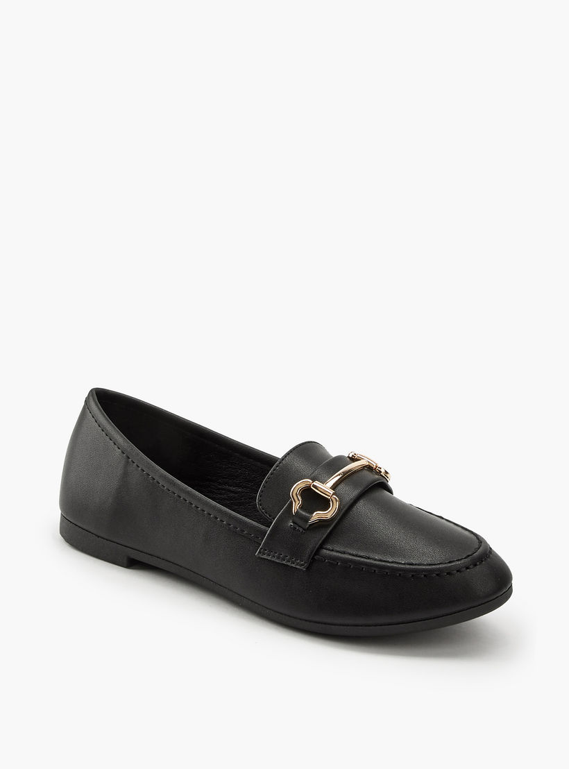 حذاء سهل الارتداء بتزيينات ميتاليك من فلورا بيلا-women-shoes-loafersandmoccasins-image-2