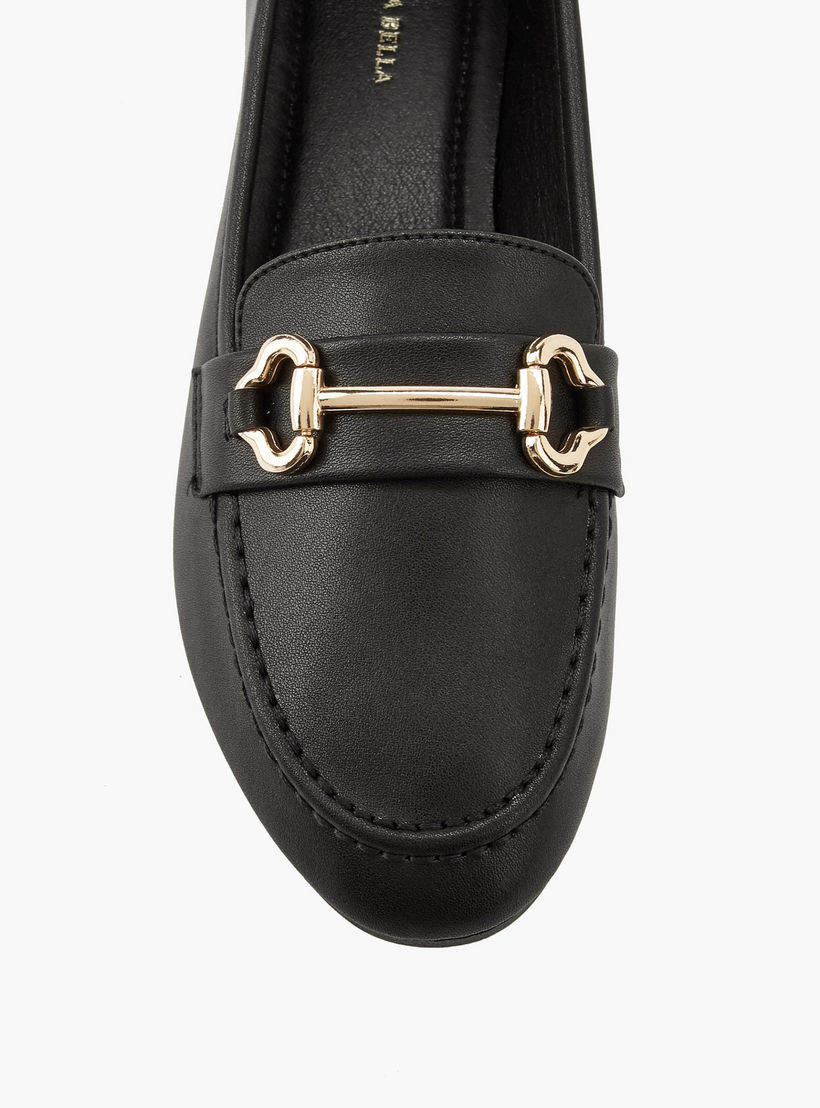 حذاء سهل الارتداء بتزيينات ميتاليك من فلورا بيلا-women-shoes-loafersandmoccasins-image-4