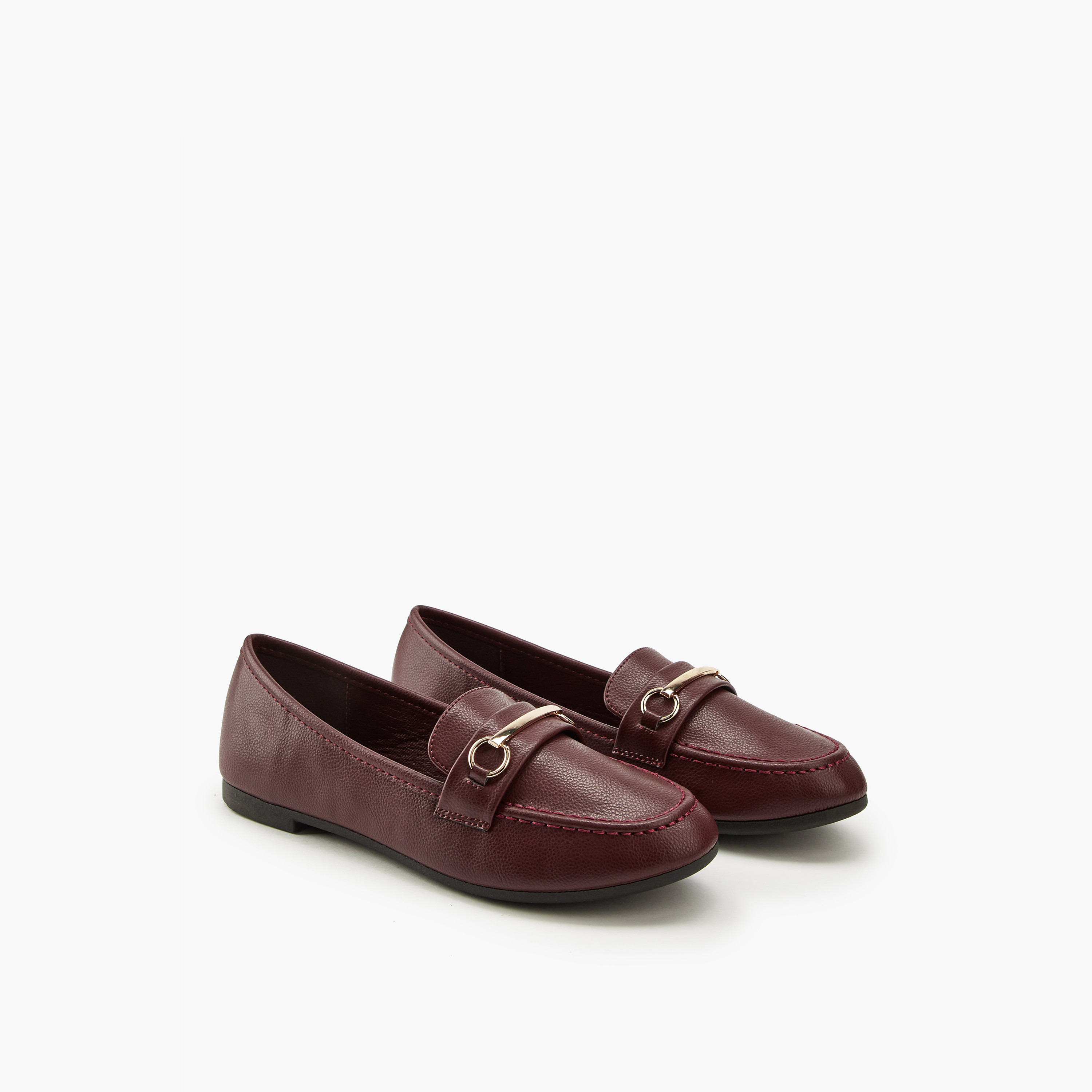 Flora Bella Metallic Accent Slip-On Loafers-women-shoes-loafersandmoccasins-image-1