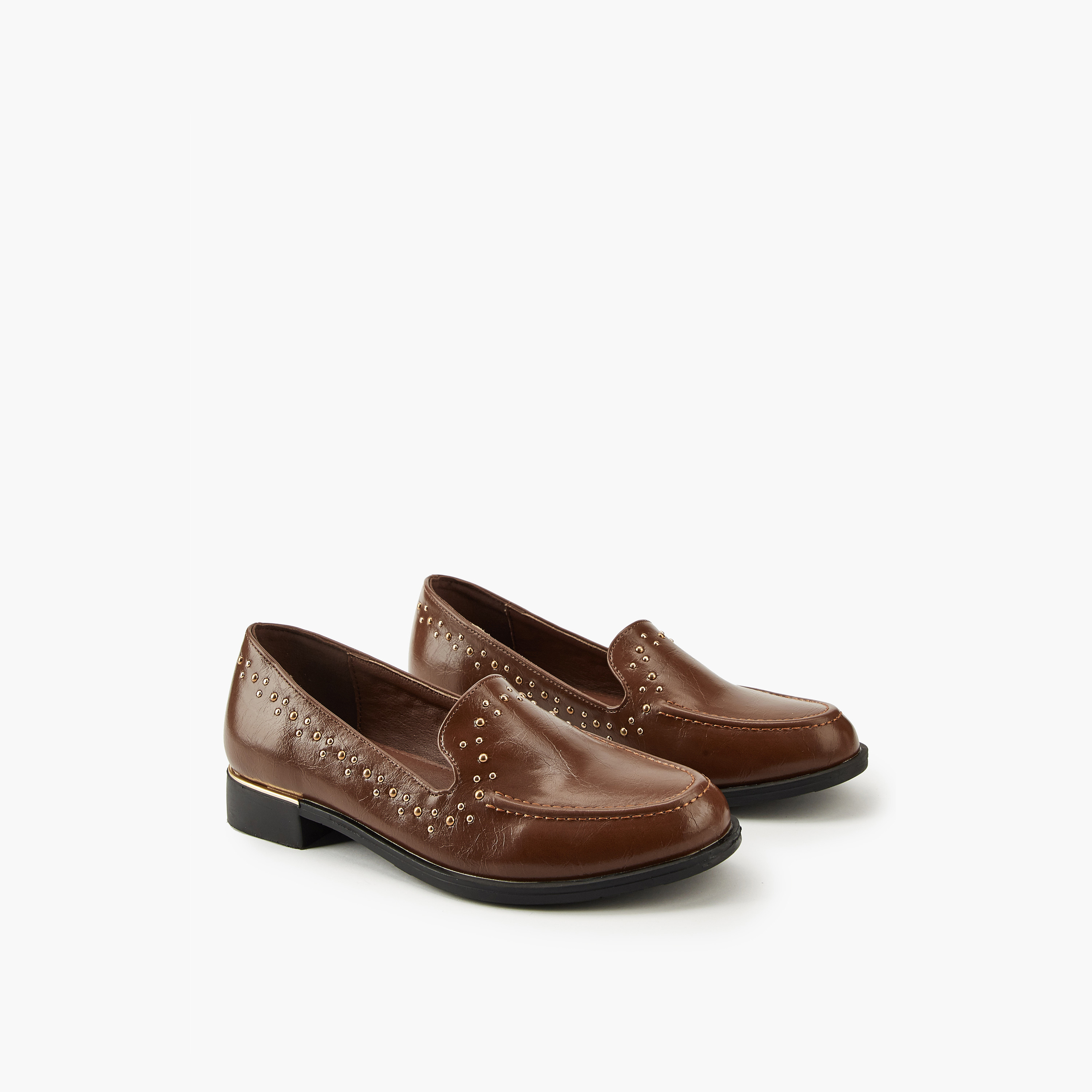 Flora Bella Stud Embellished Slip-On Loafers-women-shoes-loafersandmoccasins-image-1