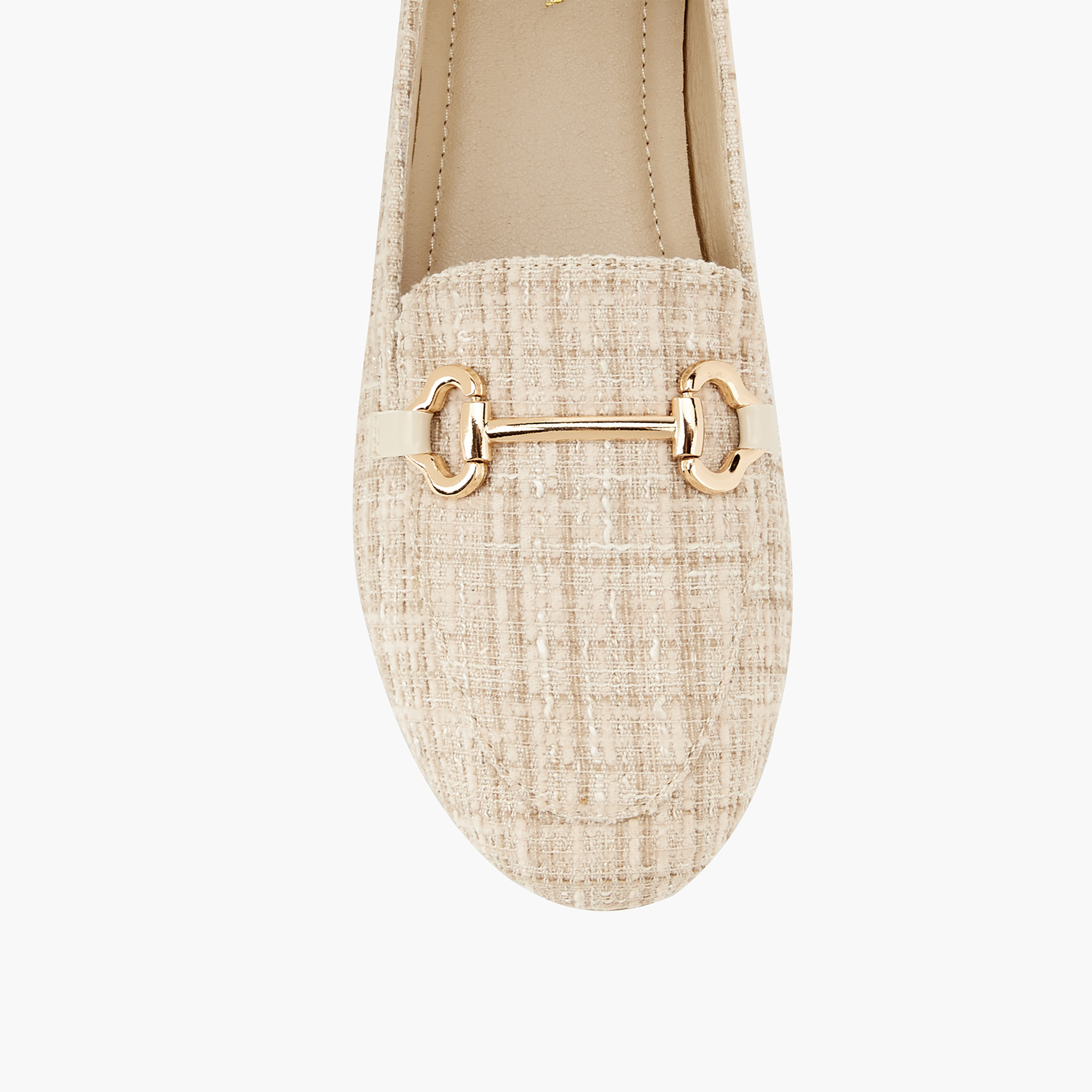 Flora Bella Textured Slip-On Loafers with Metallic Accent-women-shoes-loafersandmoccasins-image-4