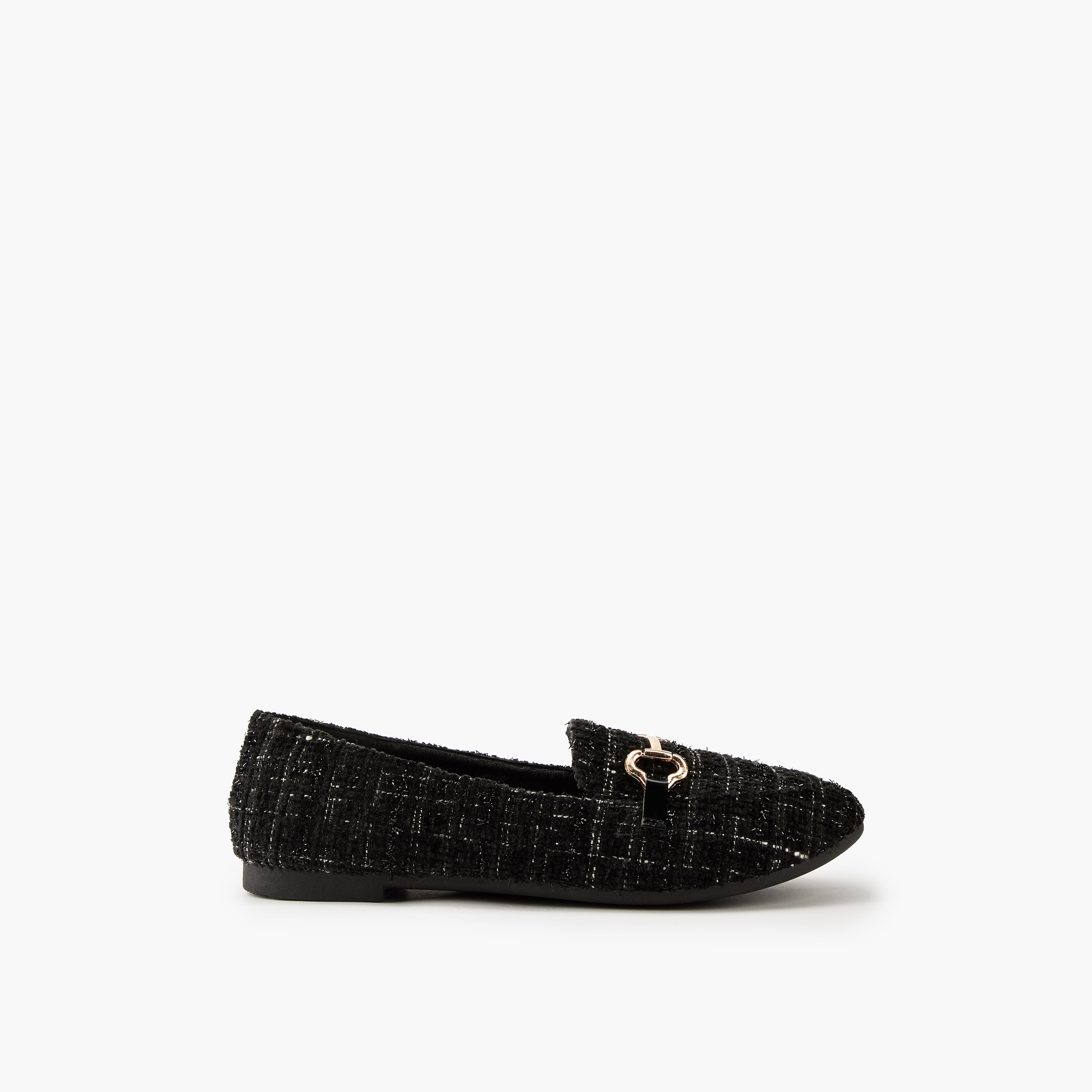 حذاء سهل الارتداء بارز الملمس بزينة ميتاليك من فلورا بيلا-women-shoes-loafersandmoccasins-image-2