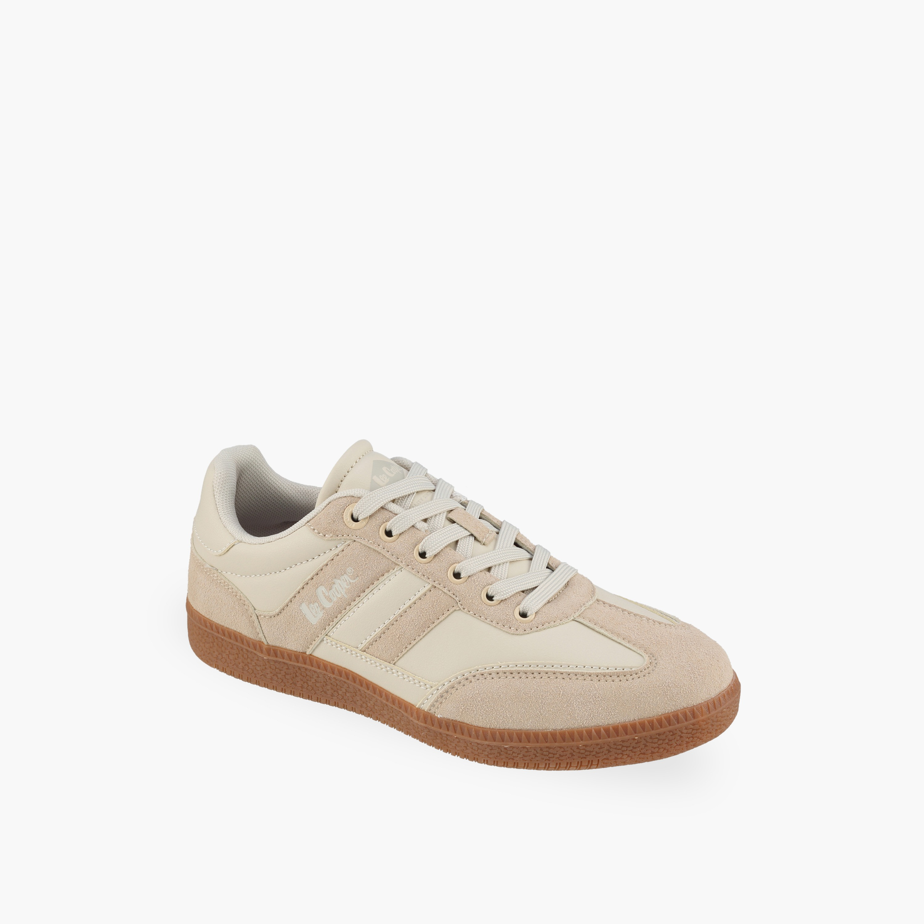 Lee Cooper Women Panelled Lace-Up Sneakers-women-shoes-sneakers-image-2