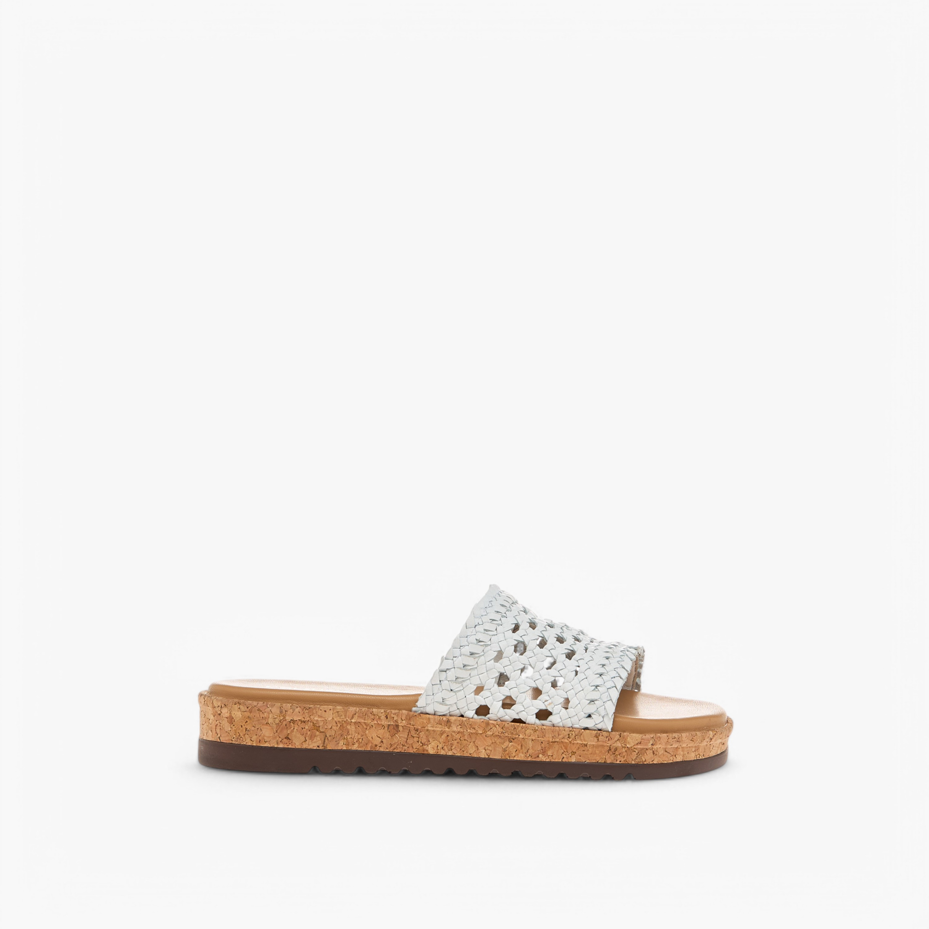 Paprika Braid Textured Slip-On Comfort Sandals-women-shoes-flats-sandals-image-3
