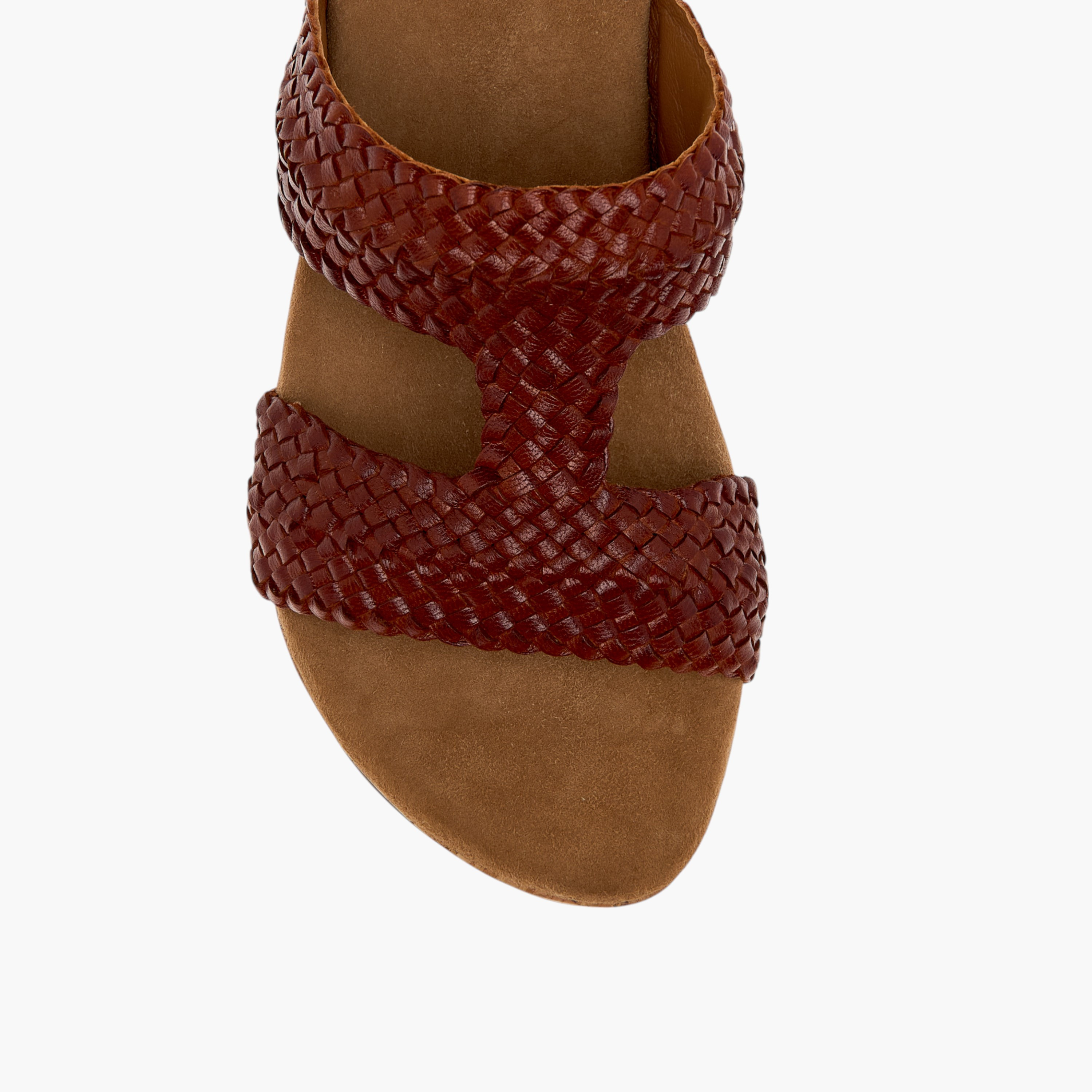 Paprika Textured Leather Slip-On Comfort Sandals-women-shoes-sandals-heeled-image-4