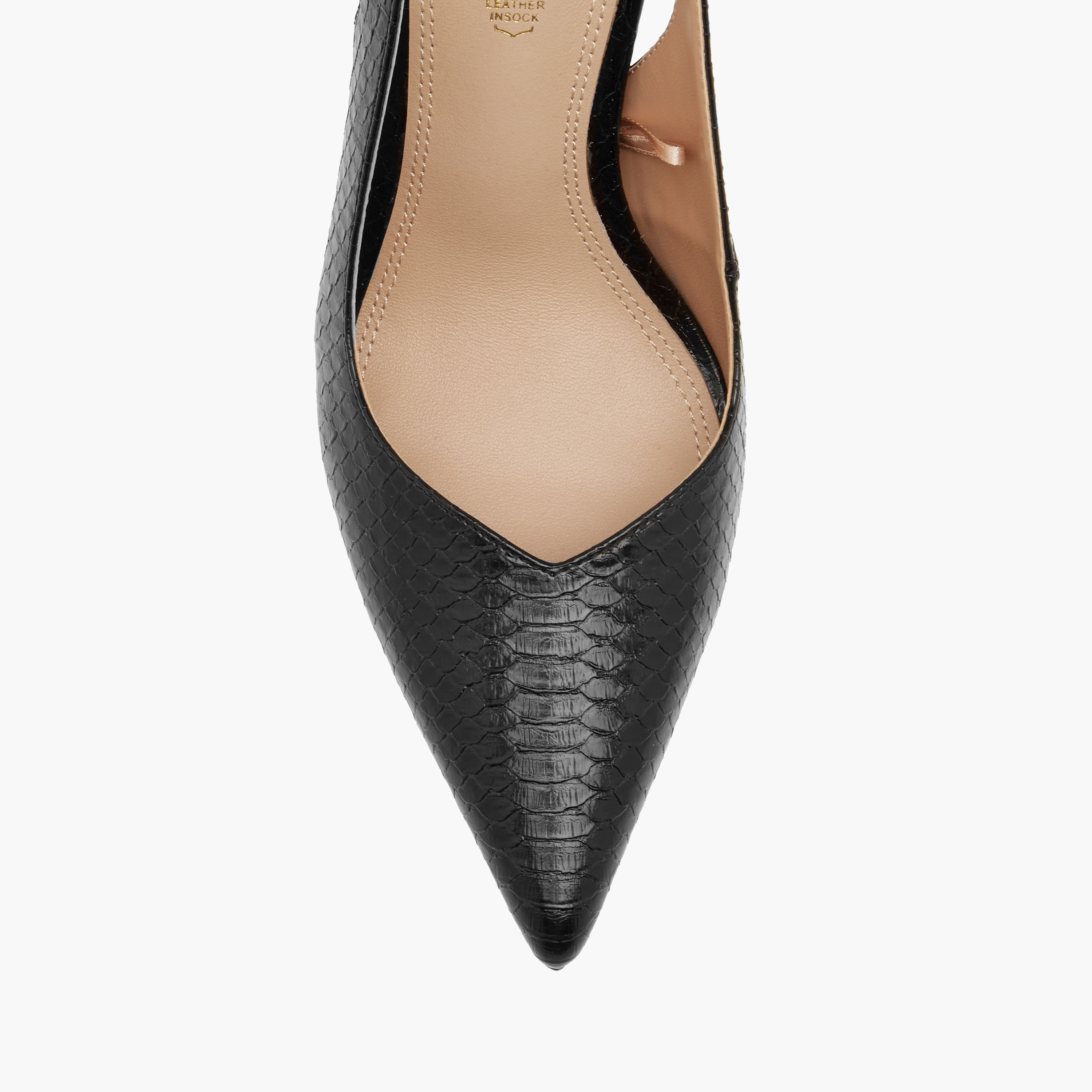 Paprika Pointed Toe Slingback Shoes with Buckle Closure and Stiletto Heels-women-shoes-sandals-heeled-image-4