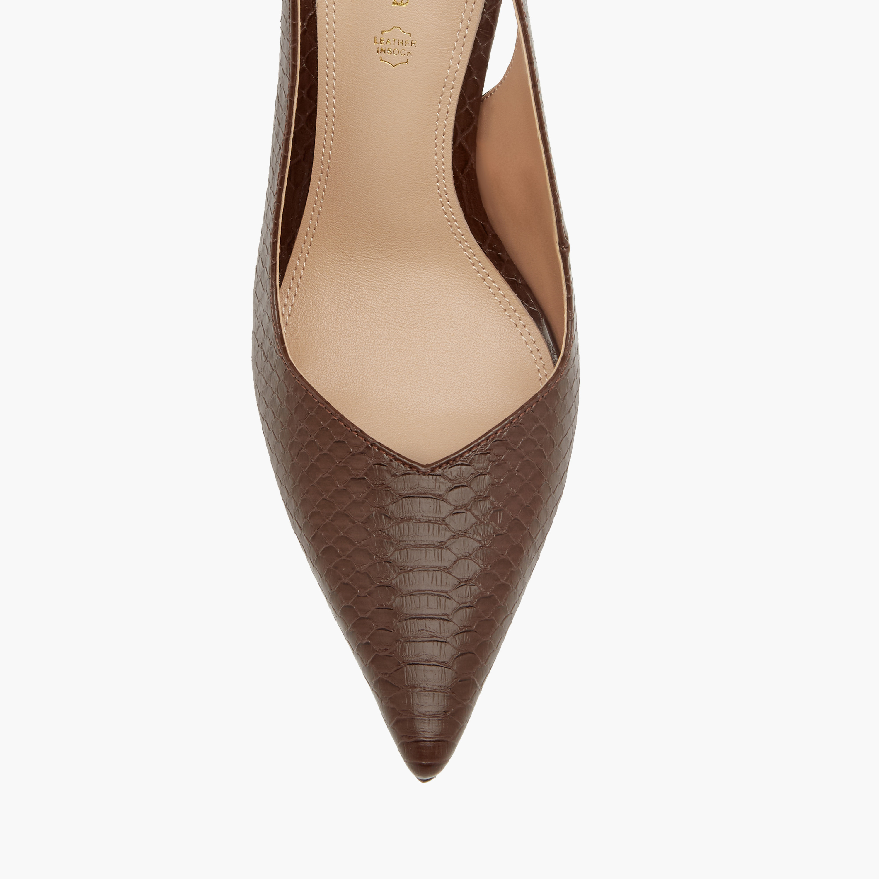 Paprika Pointed Toe Slingback Shoes with Buckle Closure and Stiletto Heels-women-shoes-sandals-heeled-image-4