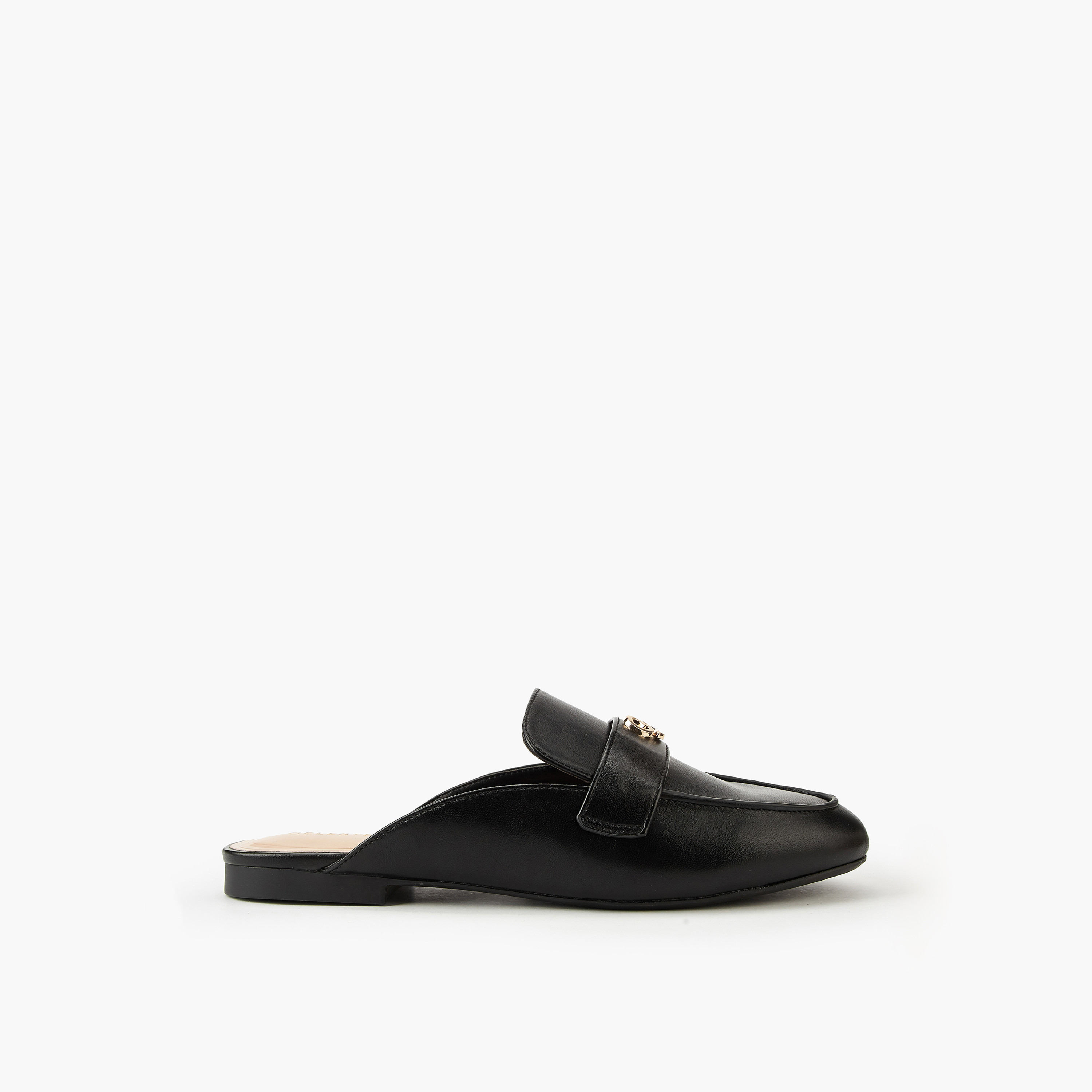 Celeste Women's Solid Slip-On Mules-women-shoes-flats-mules-image-2
