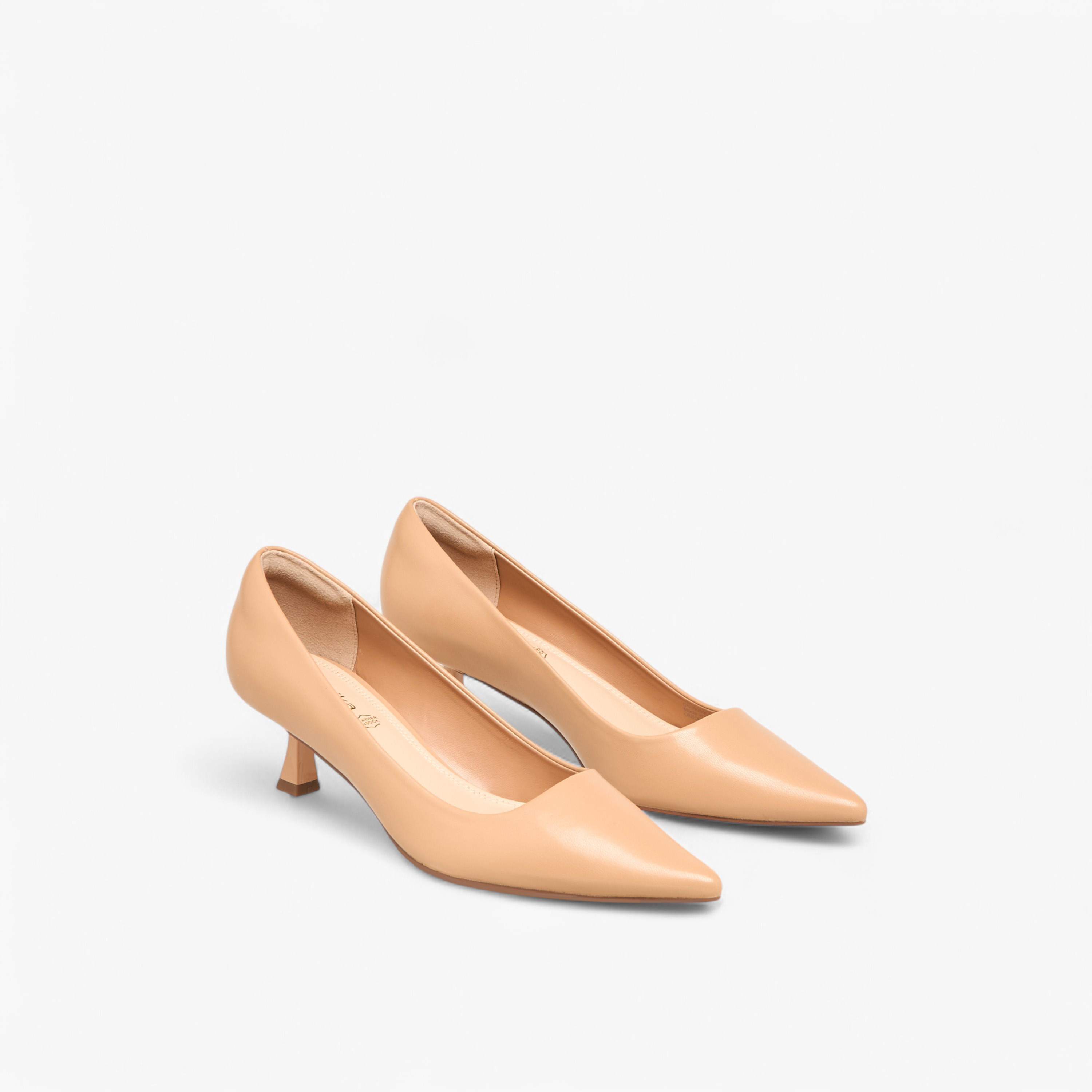 Paprika Solid Pointed Toe Shoes with Kitten Heels-women-shoes-sandals-heeled-image-1