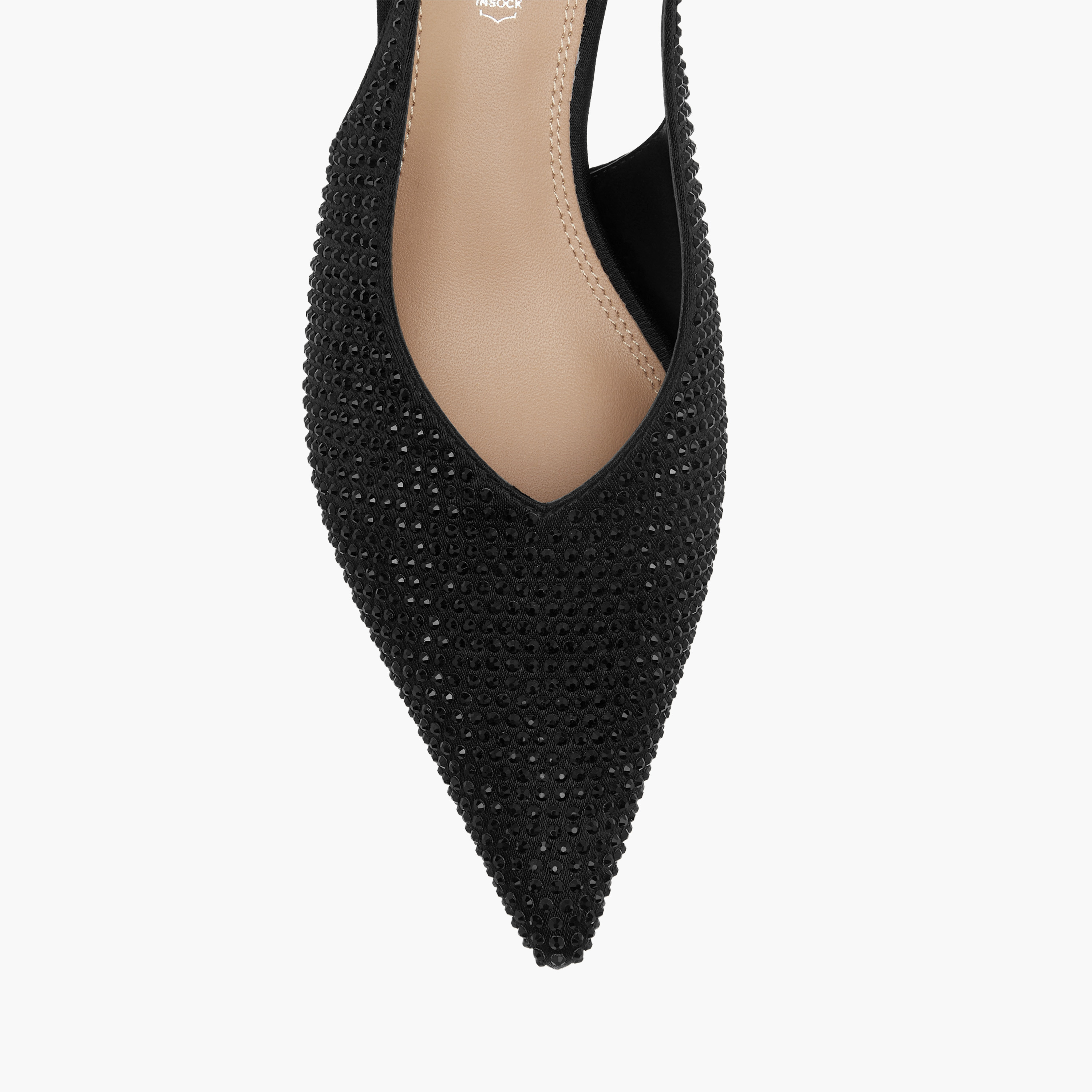 Paprika Embellished Pointed Toe Slingback Shoes with Kitten Heels-women-shoes-sandals-heeled-image-4