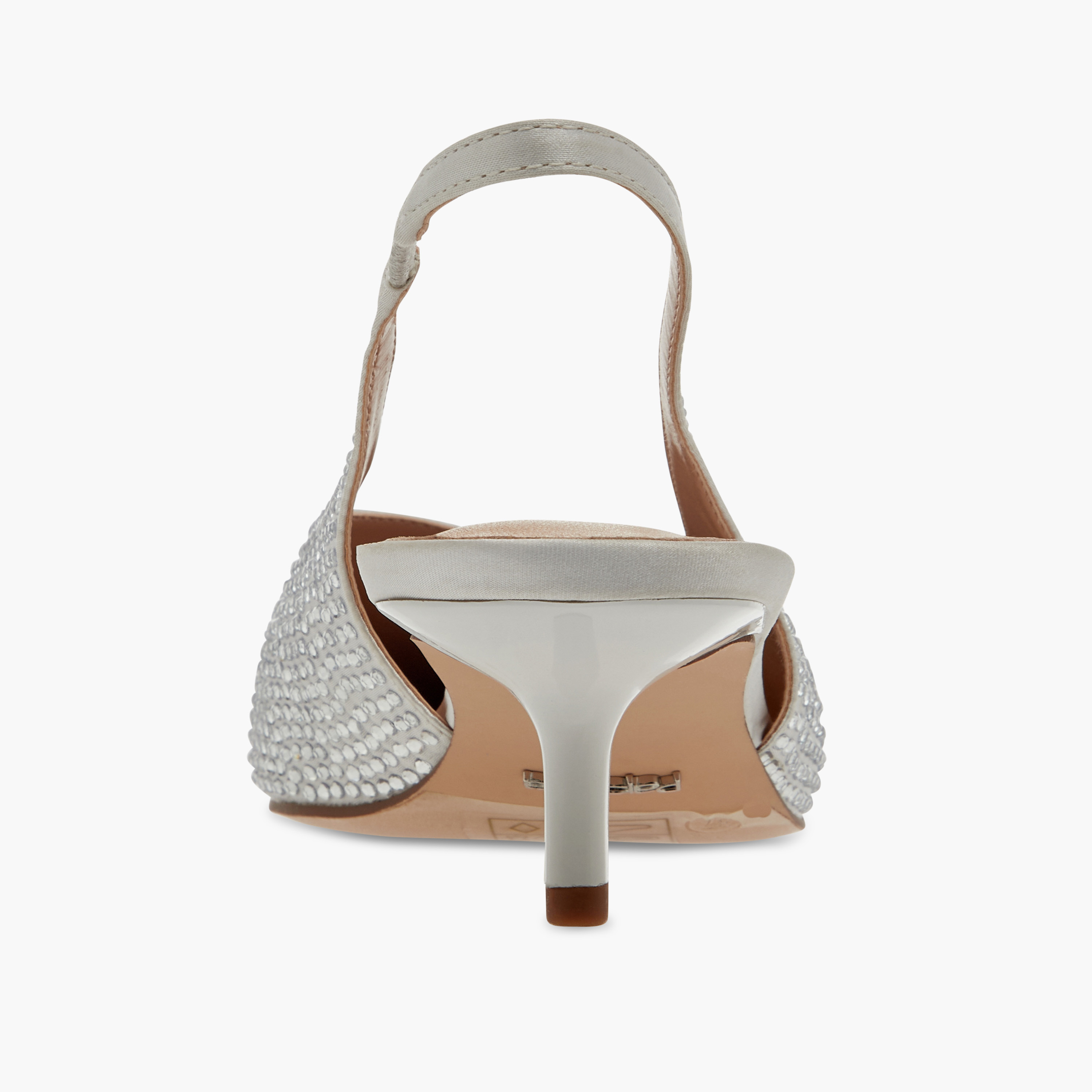 Paprika Embellished Pointed Toe Slingback Shoes with Kitten Heels-women-shoes-sandals-heeled-image-5