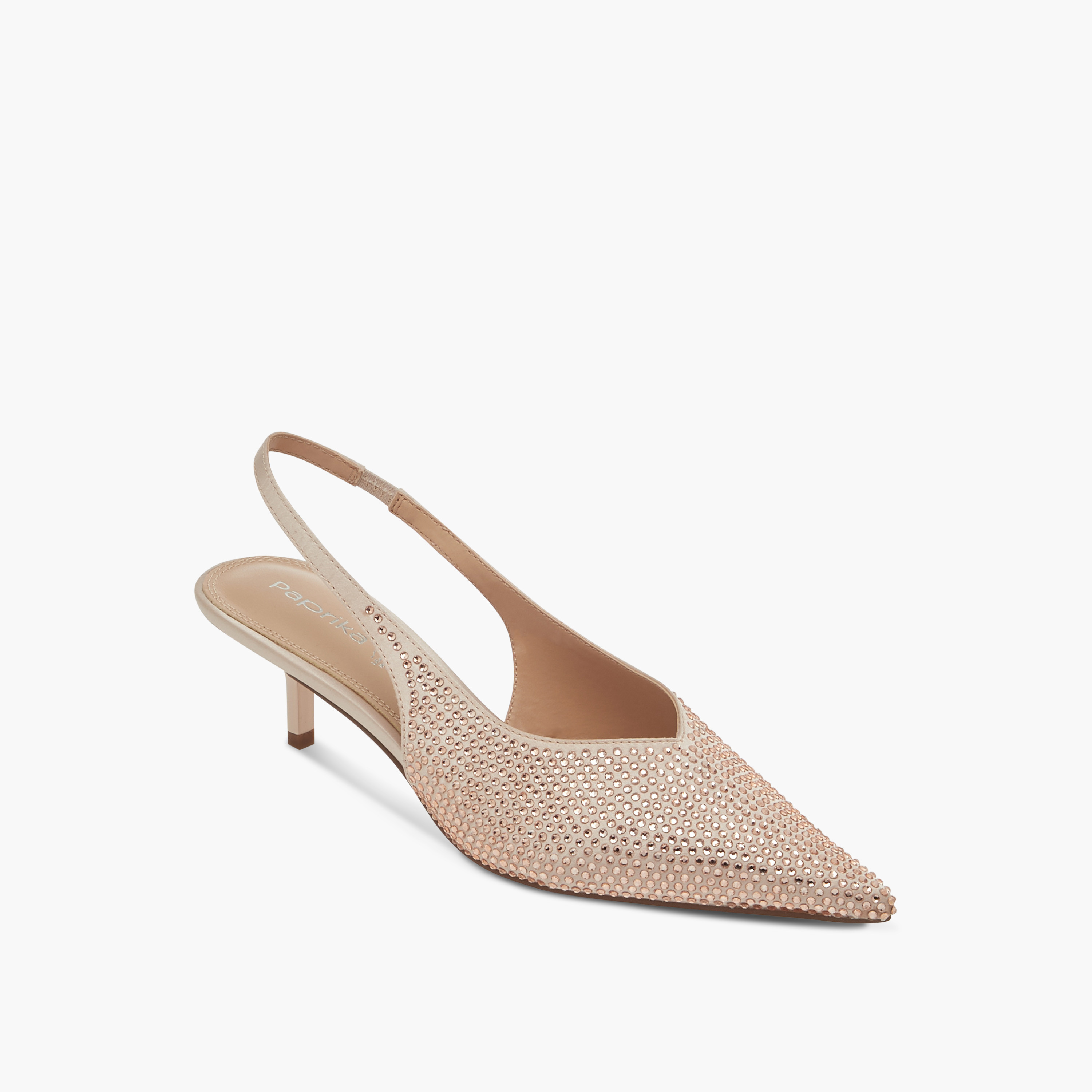 حذاء بمقدمة مدببة وحزام خلفي وإبزيم إغلاق وكعب صغير من بابريكا-women-shoes-sandals-heeled-image-4