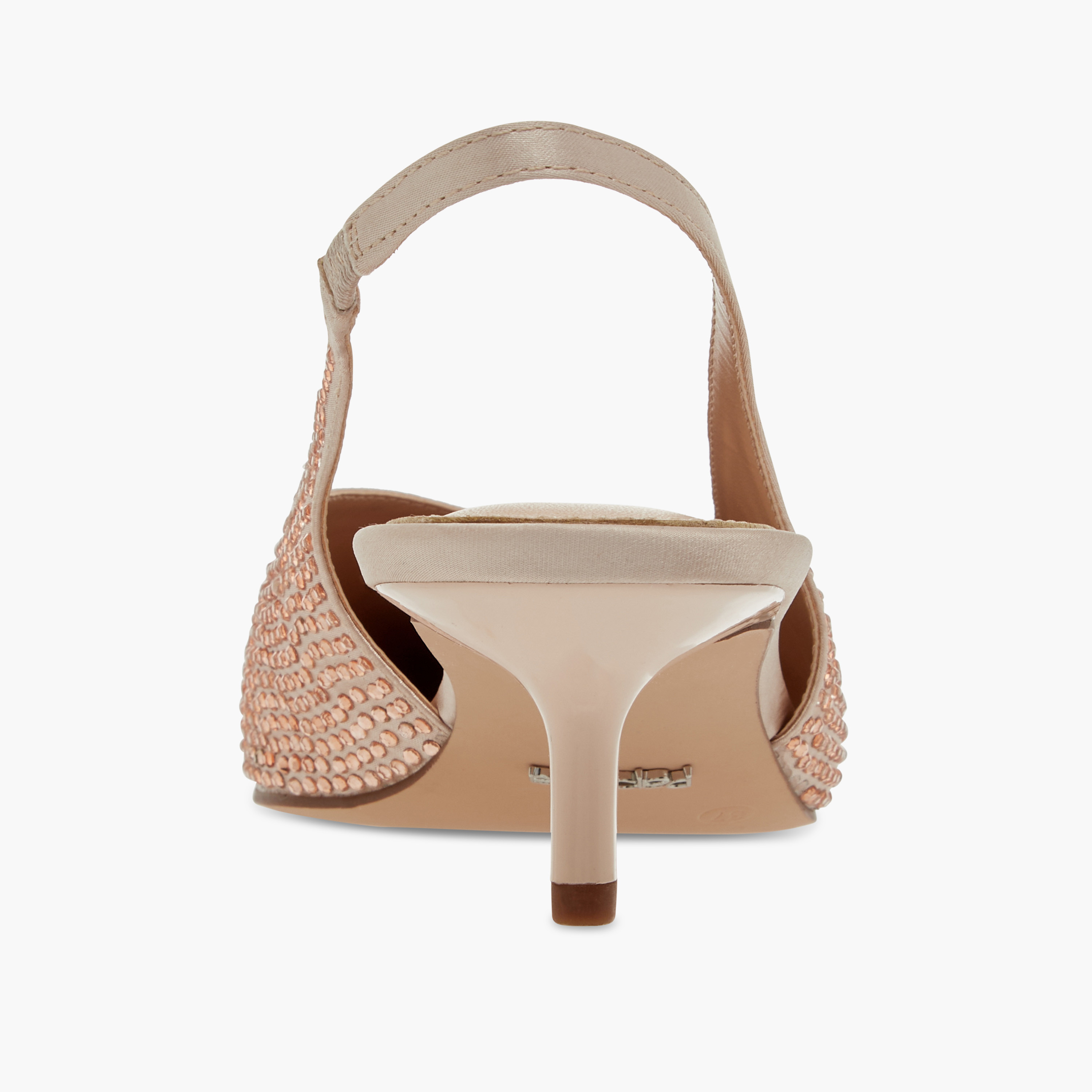 حذاء بمقدمة مدببة وحزام خلفي وإبزيم إغلاق وكعب صغير من بابريكا-women-shoes-sandals-heeled-image-1