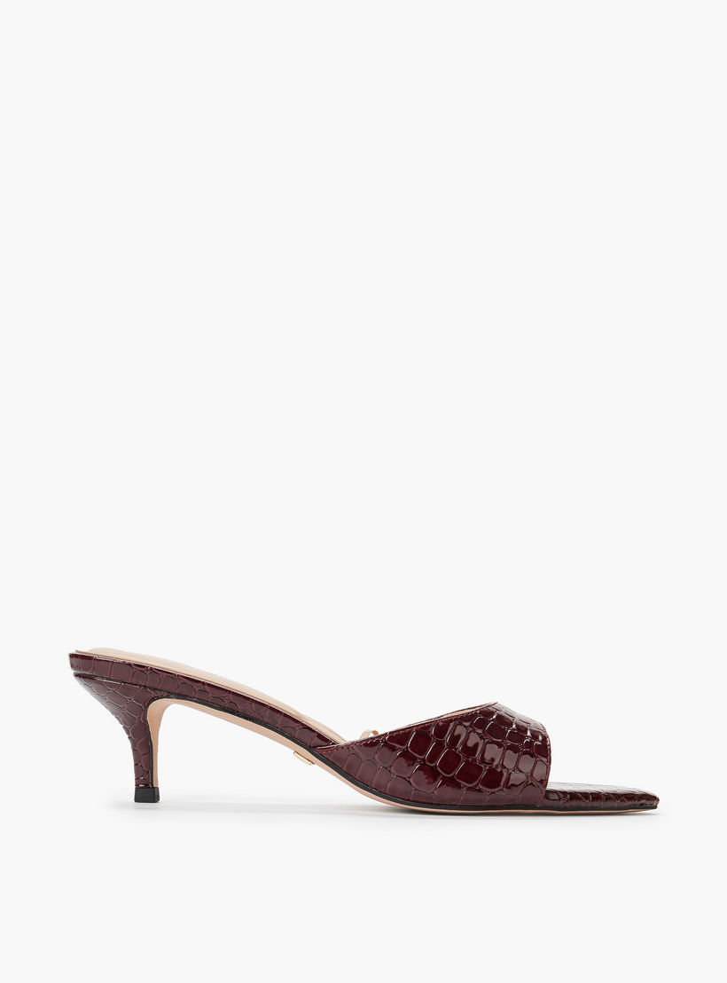 Celeste Women Textured Kitten Heel Sandals-women-shoes-sandals-heeled-image-3