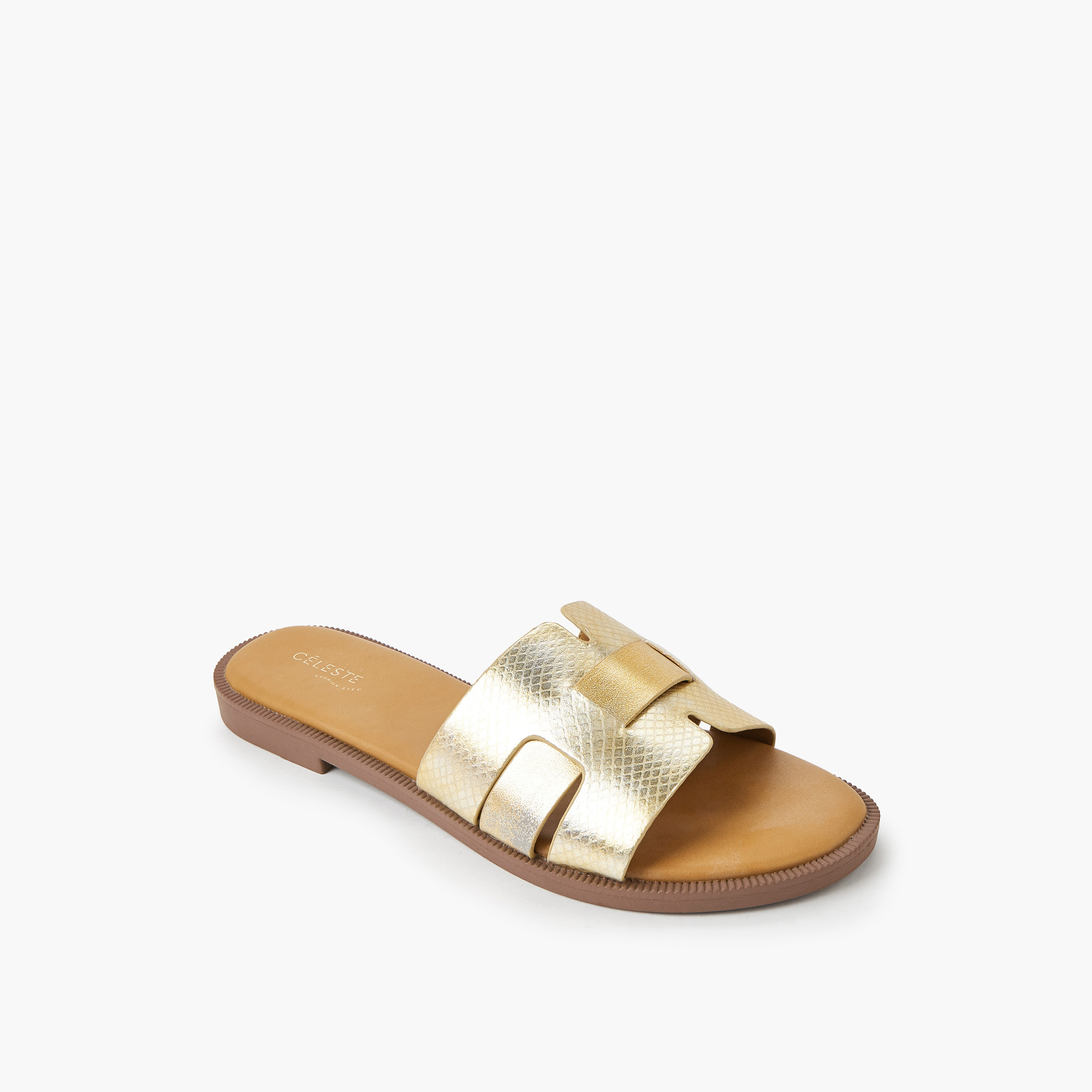 Celeste Women Textured Flat Sandals-women-shoes-flats-sandals-image-2
