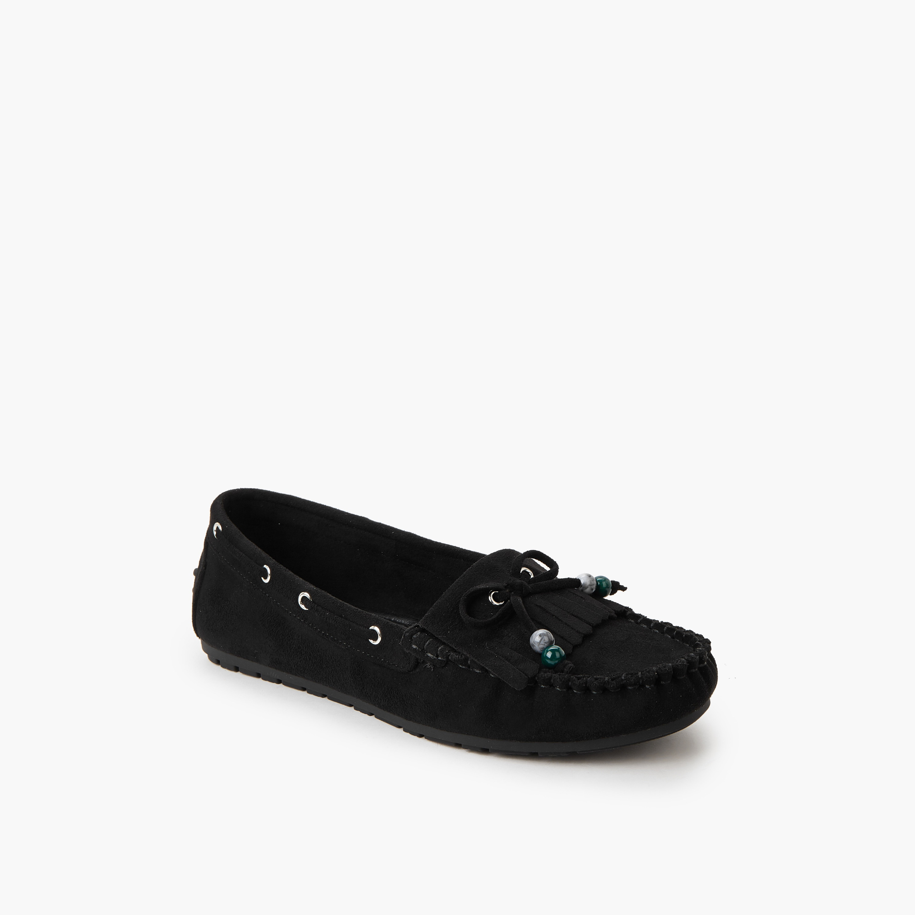 حذاء موكاسين بارز الملمس للنساء من لو كونفورت-women-shoes-loafersandmoccasins-image-2