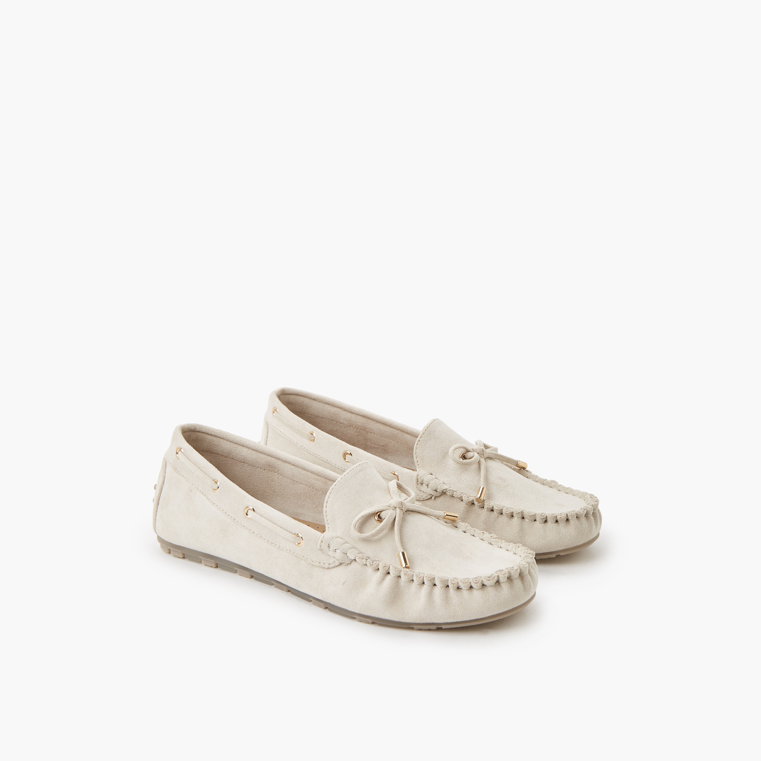 Le Confort Women Textured Moccasins-women-shoes-loafersandmoccasins-image-1