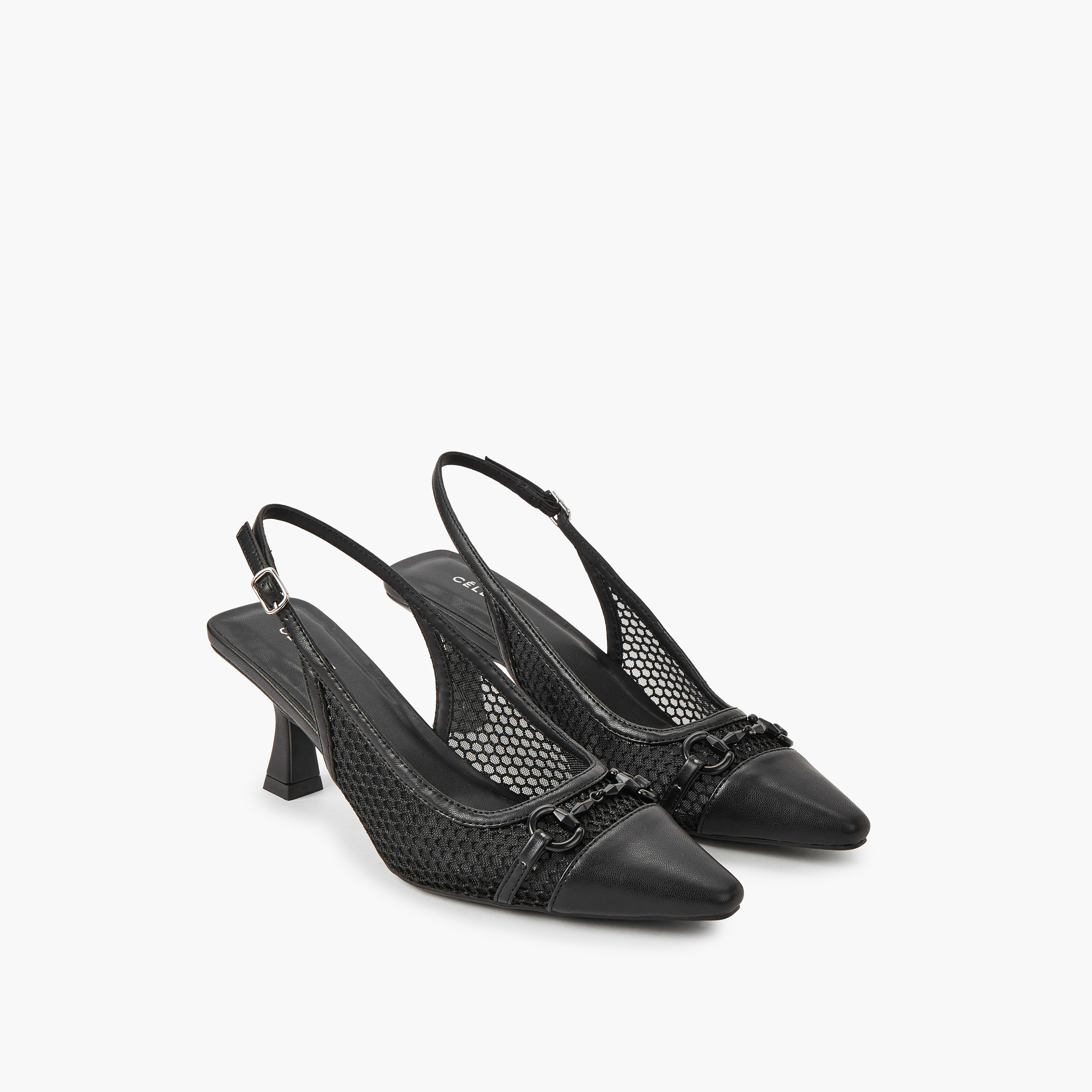 حذاء بكعب صغير مع حزام خلفي للنساء من سيليست-women-shoes-sandals-heeled-image-1