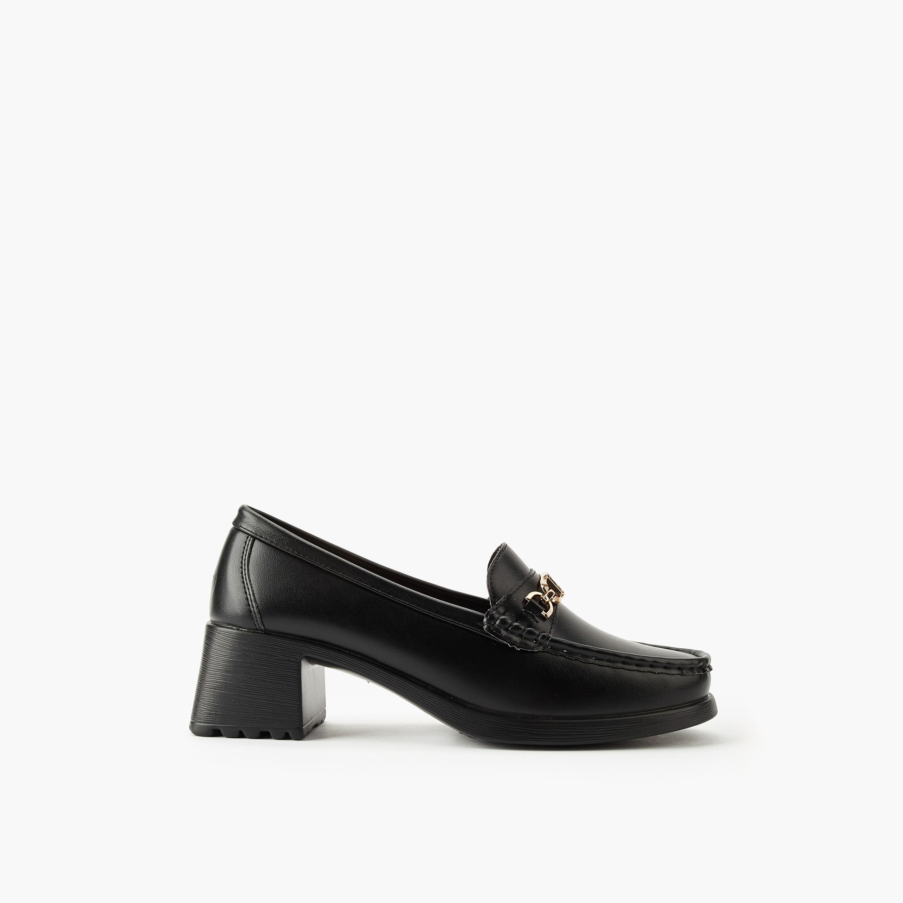 Flora Bella Women Block Heel Loafers-women-shoes-flats-loafers-image-3