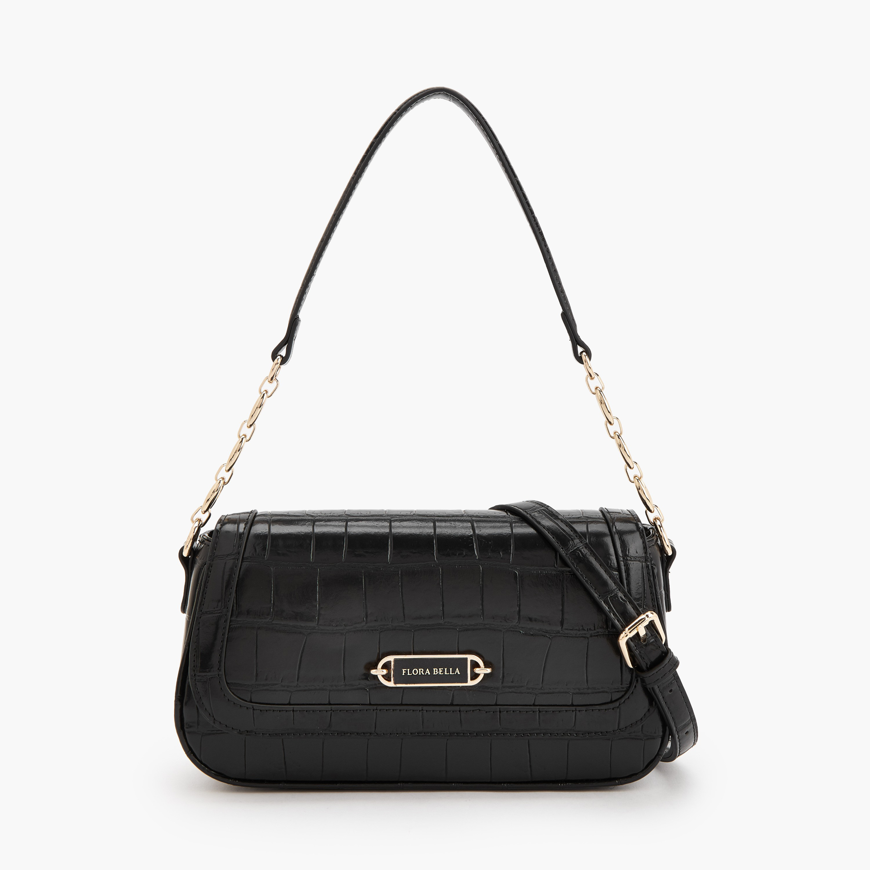 شنطة كروس بودي بارزة الملمس بطية إغلاق مغناطيسية من فلورا بيلا-women-bagsandwallets-handbags-image-1