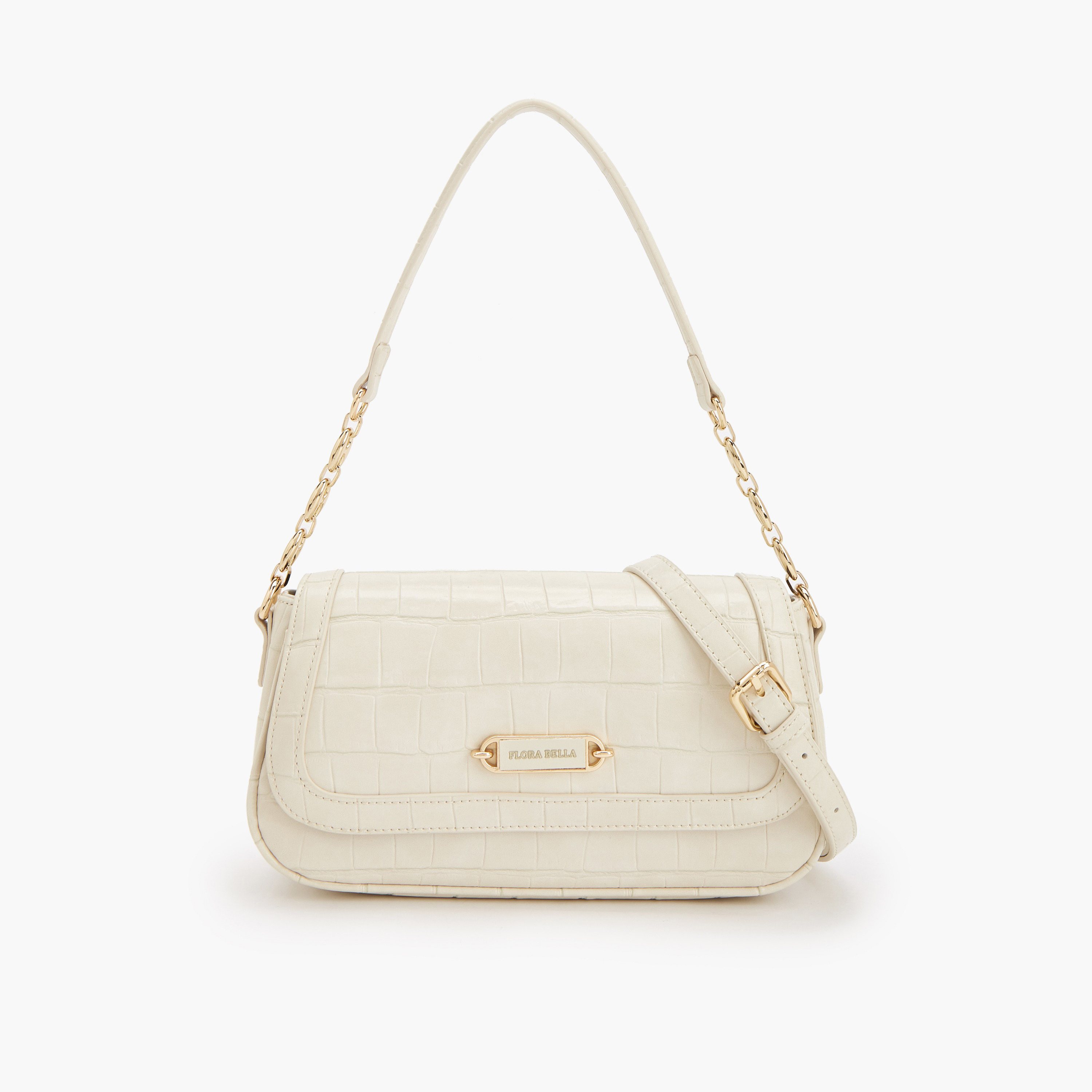 شنطة كروس بودي بارزة الملمس بطية إغلاق مغناطيسية من فلورا بيلا-women-bagsandwallets-handbags-image-1