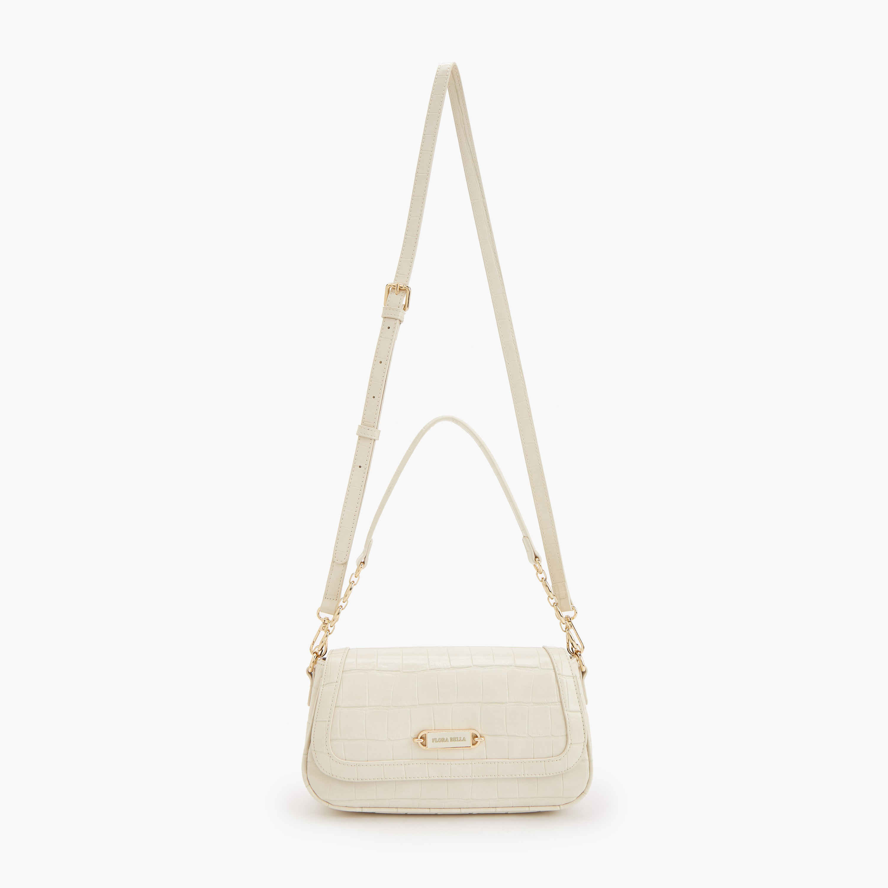 شنطة كروس بودي بارزة الملمس بطية إغلاق مغناطيسية من فلورا بيلا-women-bagsandwallets-handbags-image-2