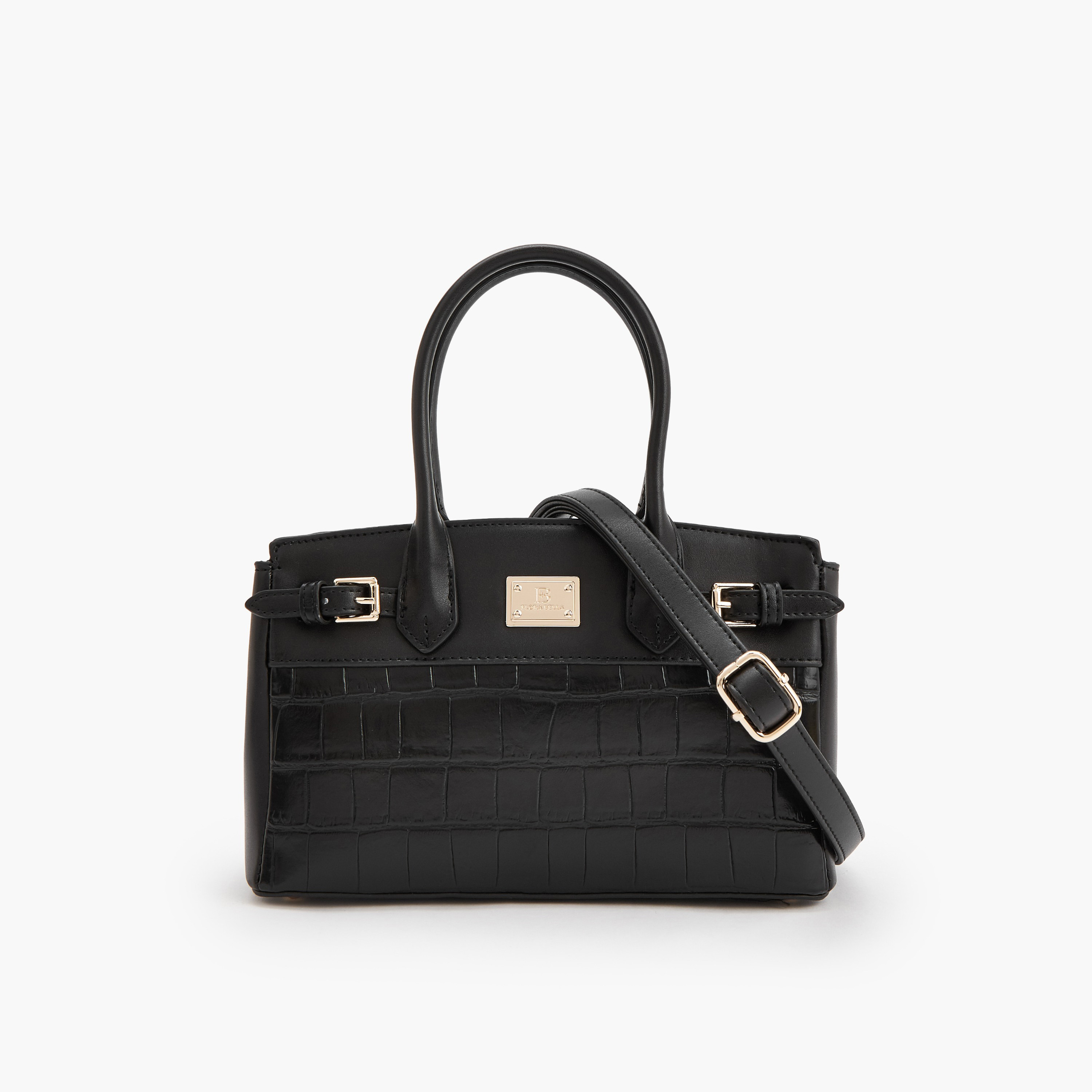 Flora Bella Textured Crossbody Bag with Detachable Strap-women-bagsandwallets-handbags-image-1